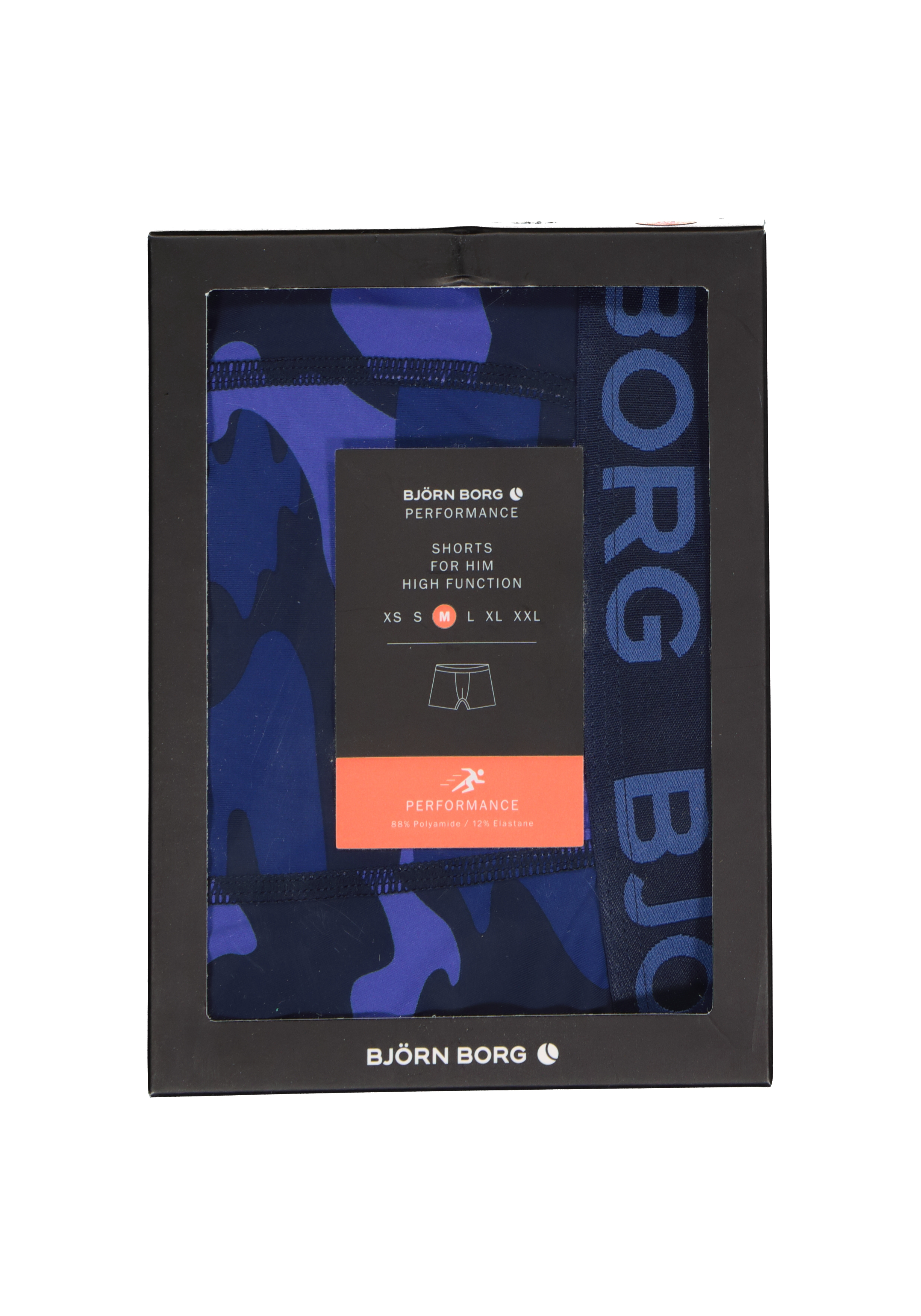 Bjorn Borg Boxers Performance microfiber, blauw camo print