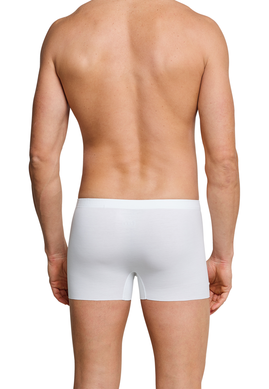 SCHIESSER Laser Cut boxer (1-pack), heren short interlock naadloos wit