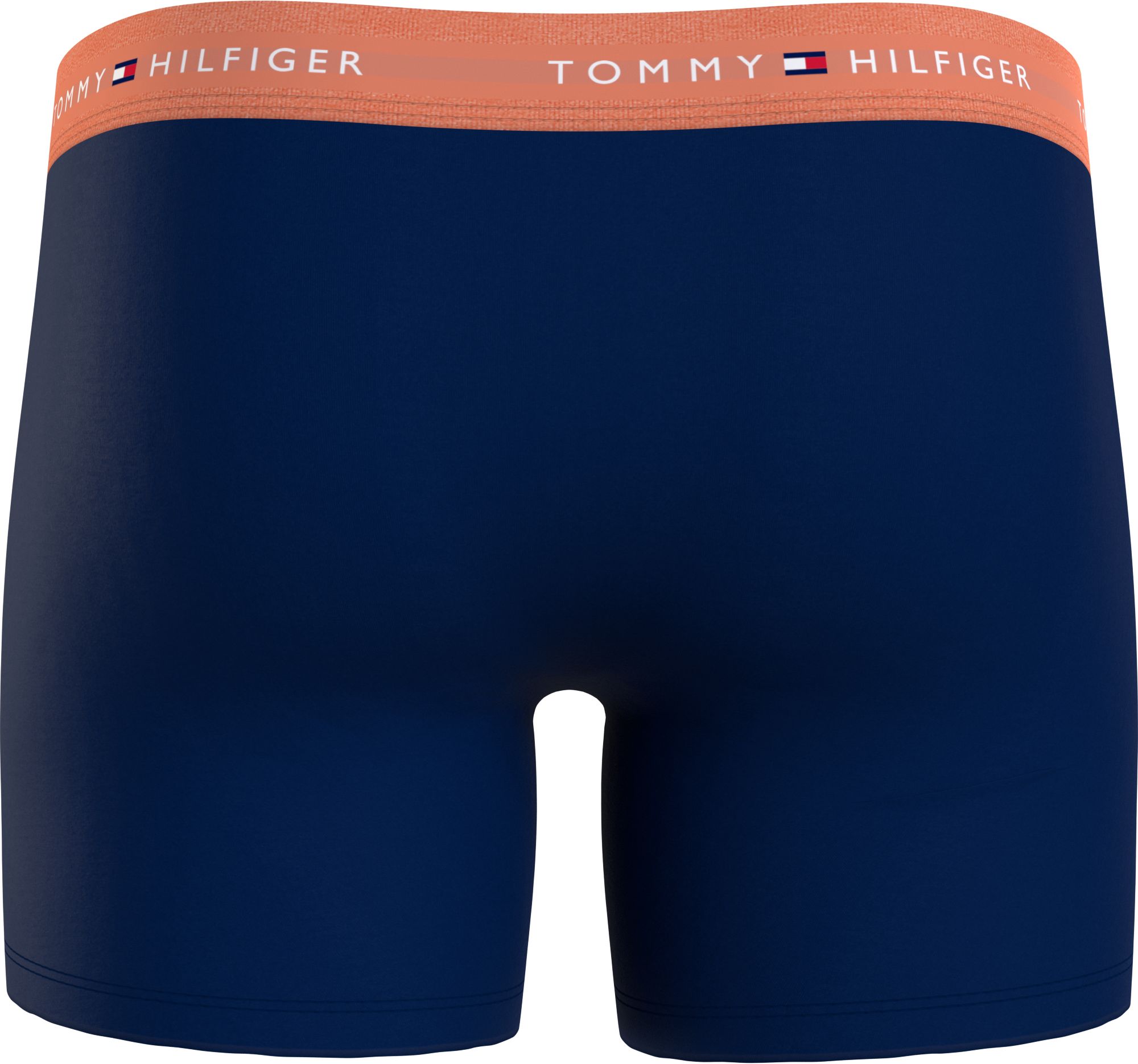 Tommy Hilfiger hipster brief (3-pack), heren slips, blauw met gekleurde tailleband