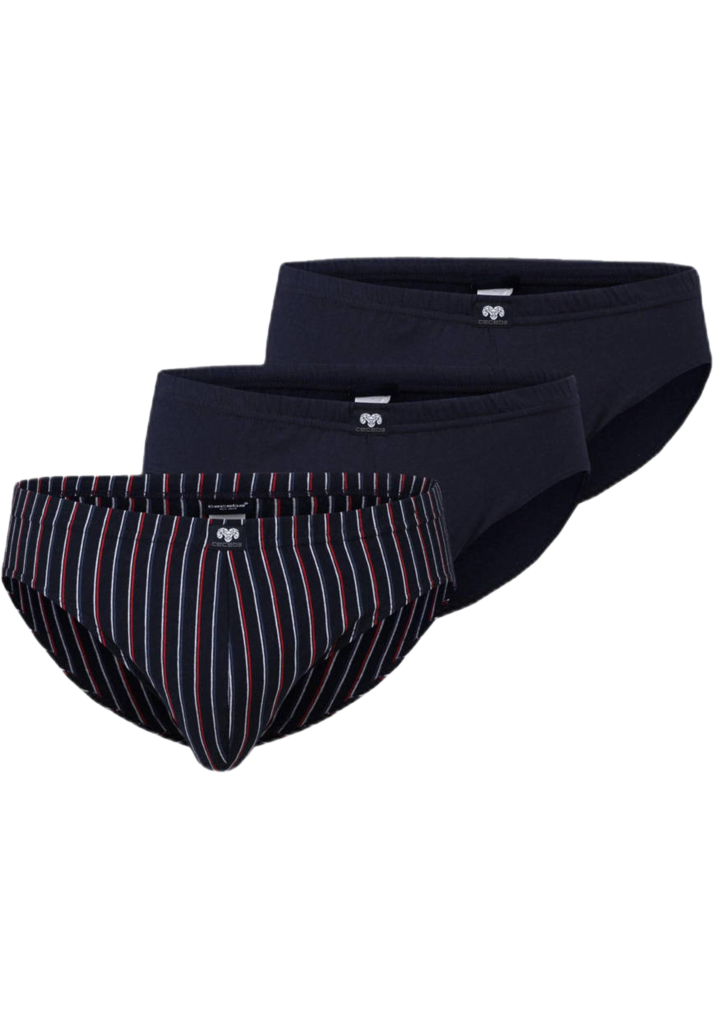 Ceceba heren sport slip (3-pack), donkerblauw