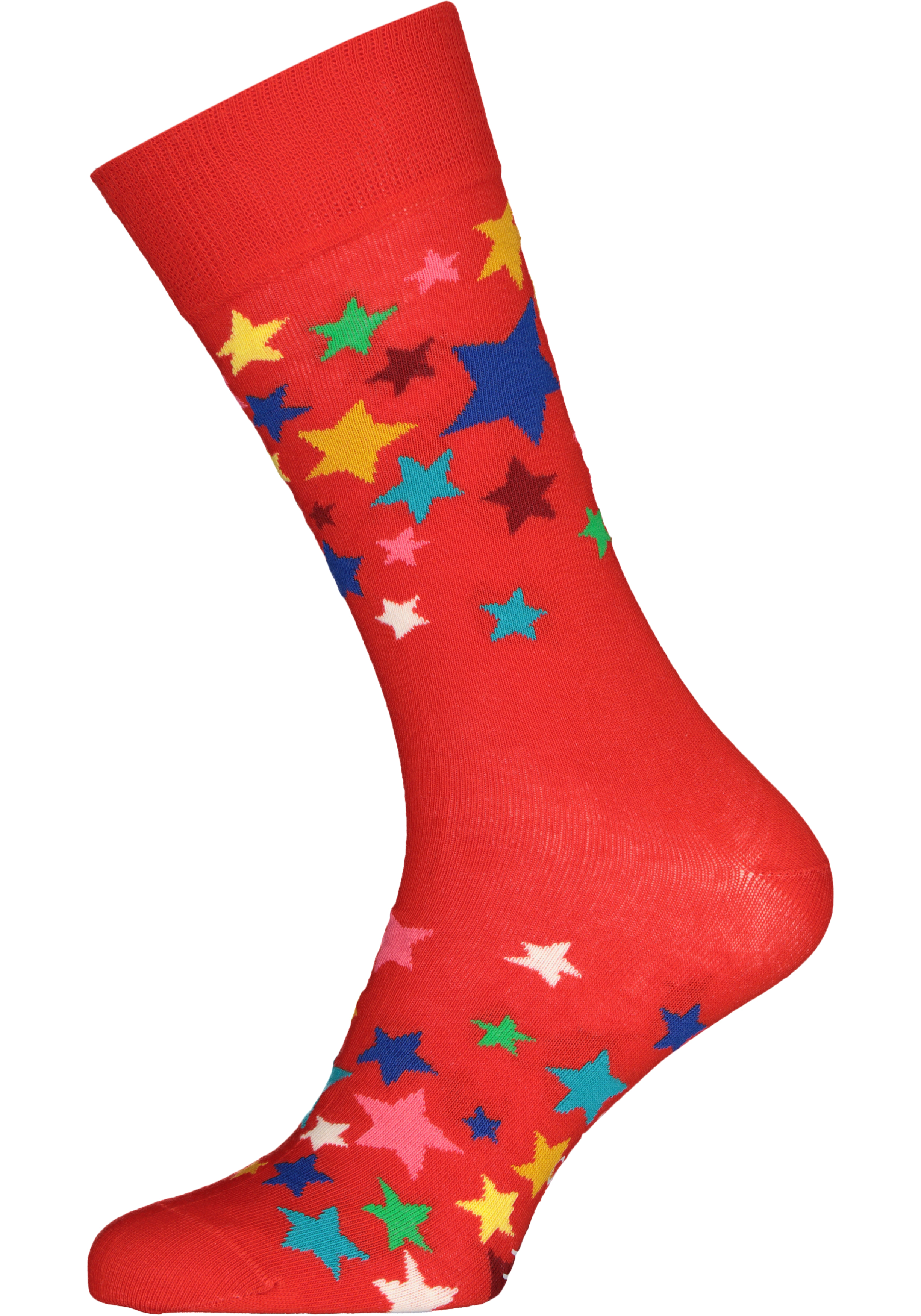Happy Socks Stars Sock, rood met ster
