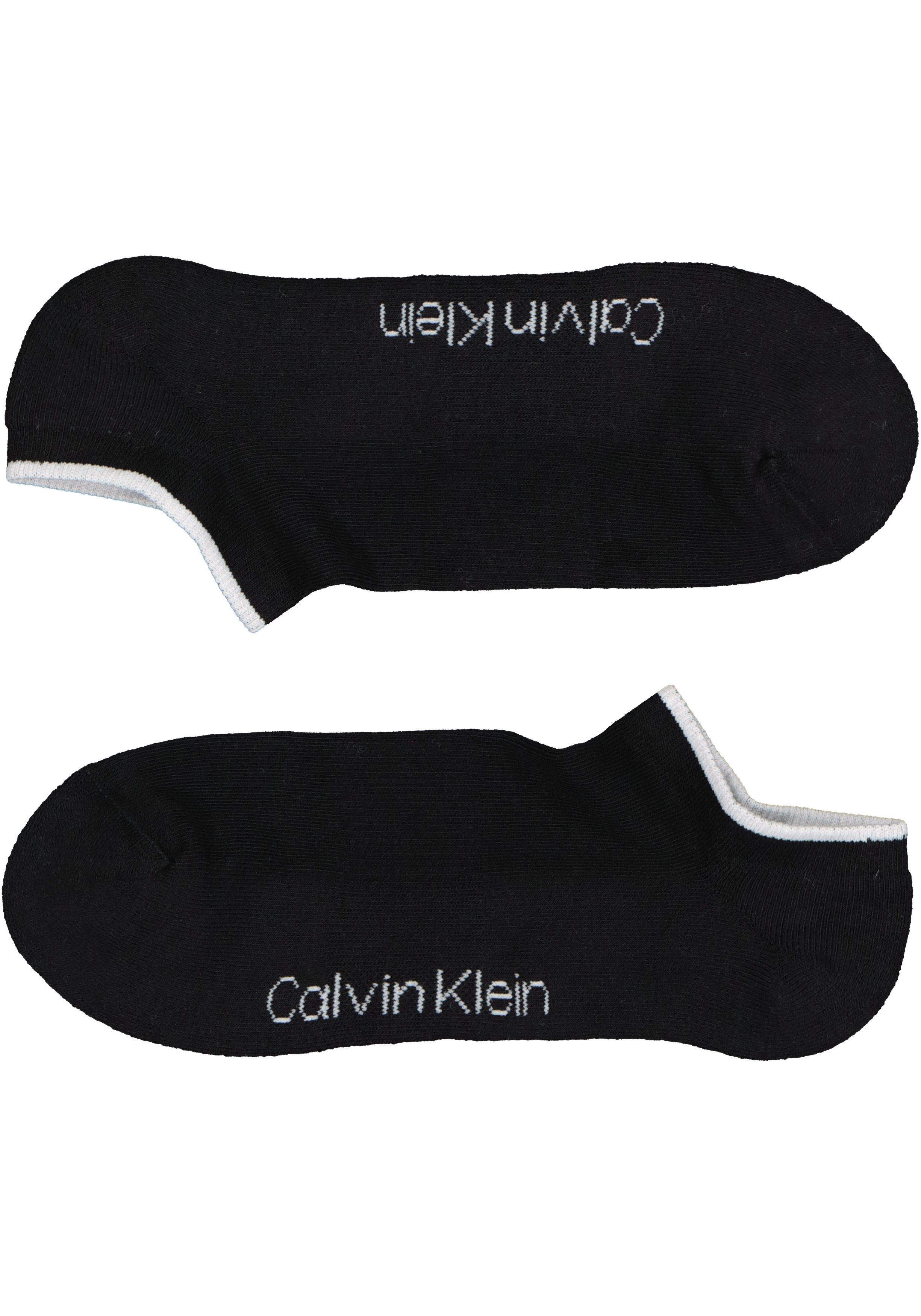 Calvin Klein herensokken Grant (3-pack), onzichtbare lage sportsokken, zwart