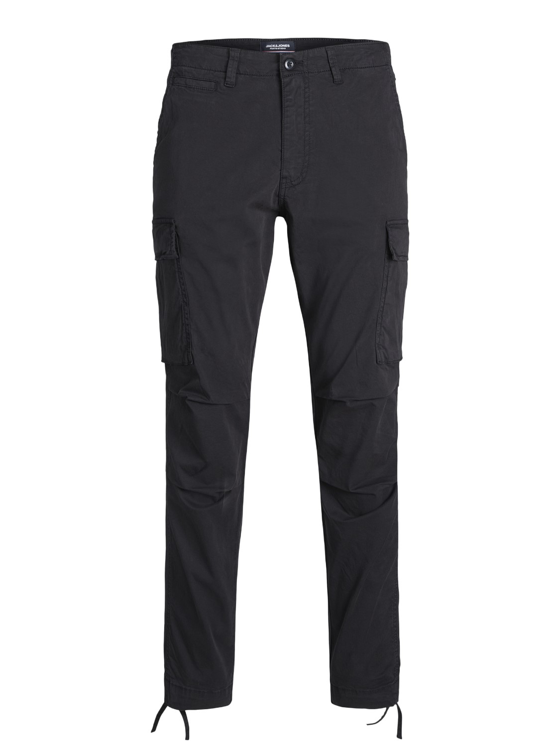 JACK & JONES Ace Tucker Cargoa loose fit, heren cargo broek, zwart