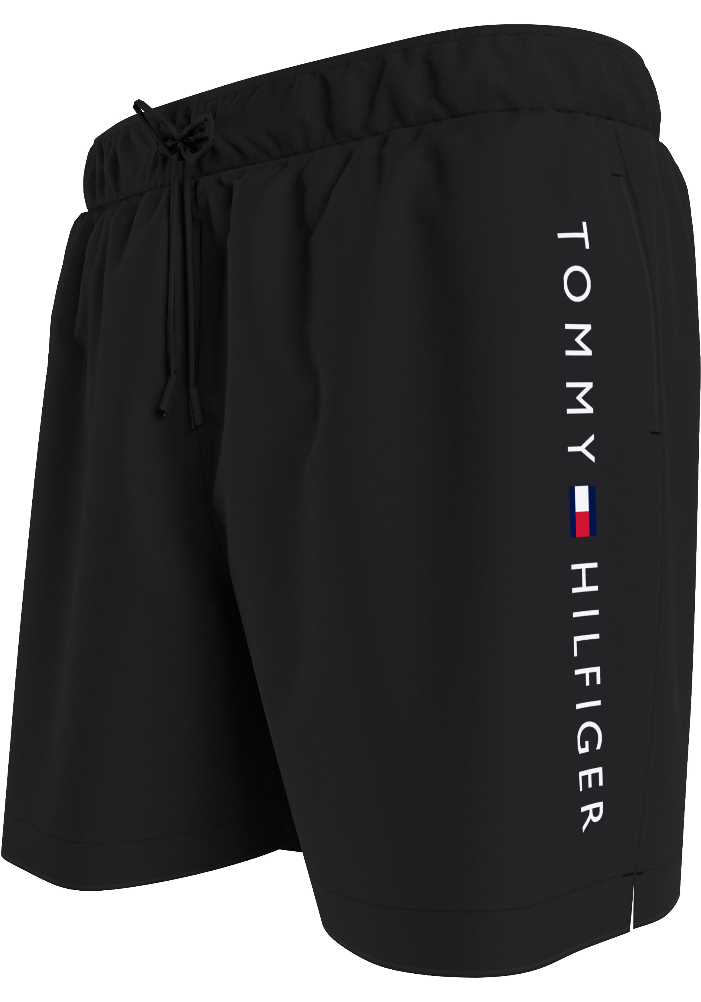 Tommy Hilfiger Medium Drawstring swimshort, heren zwembroek, zwart