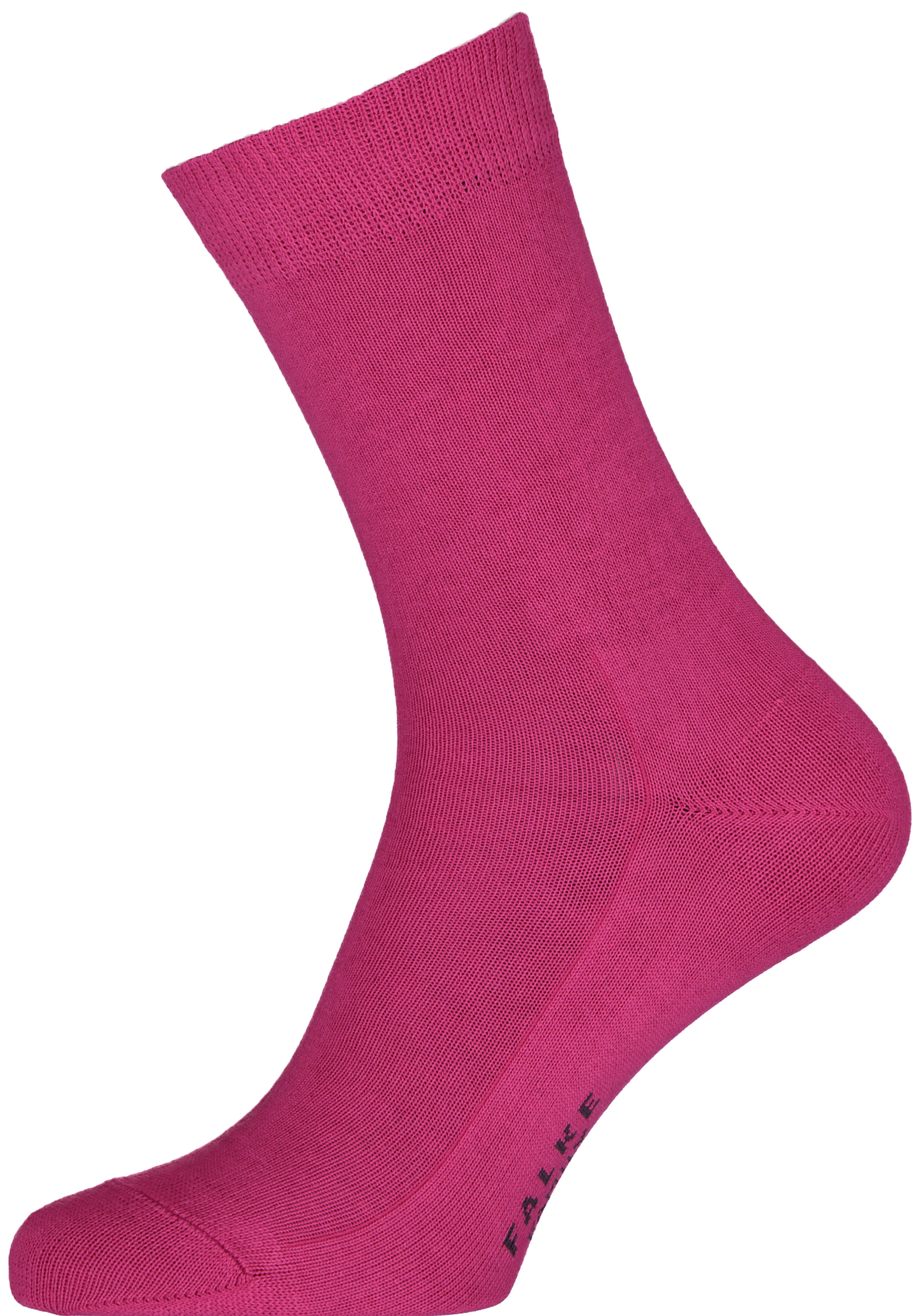 FALKE Family damessokken, katoen, fuchsia roze (berry)