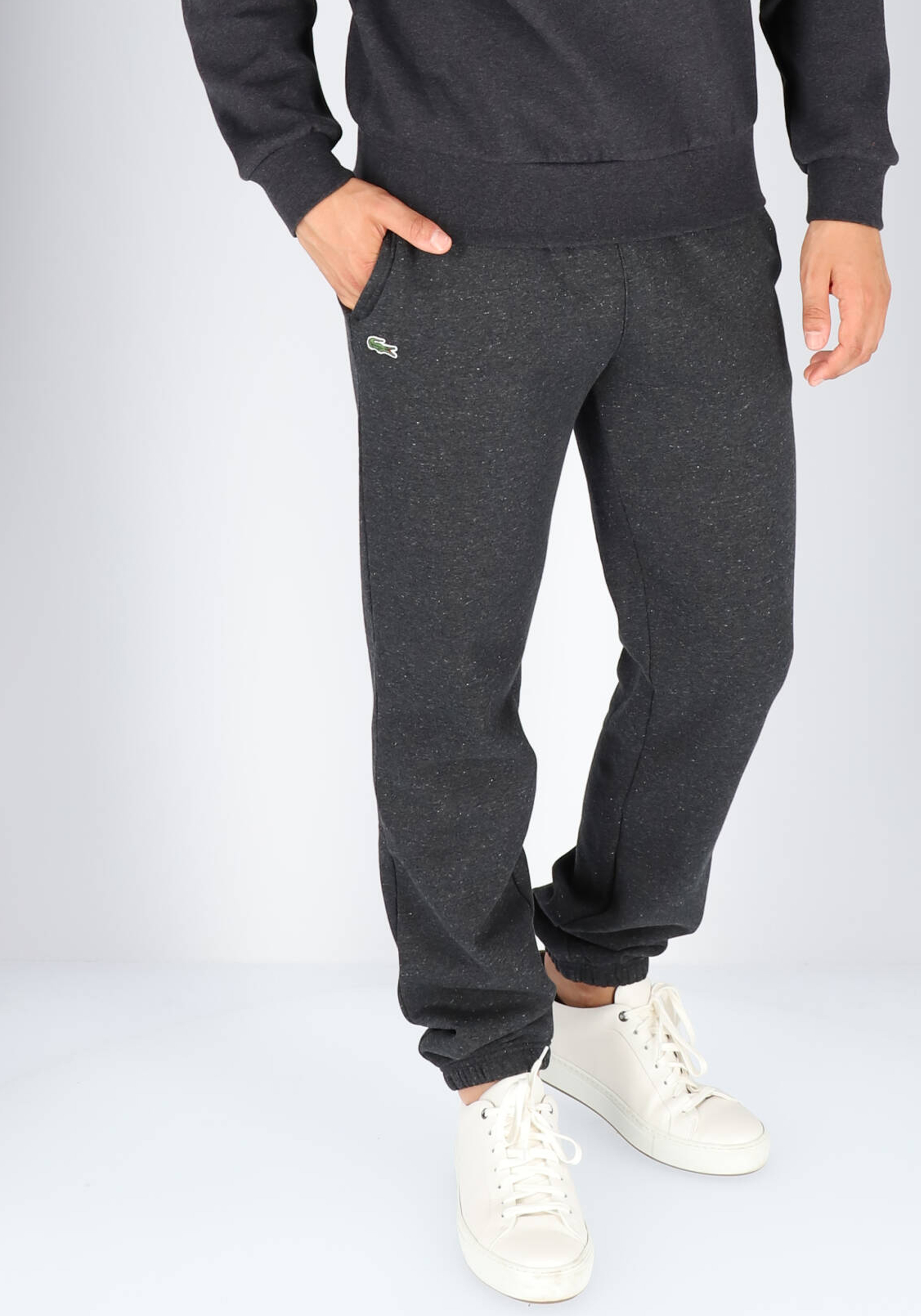 Lacoste joggingbroek (dik), antraciet grijs melange