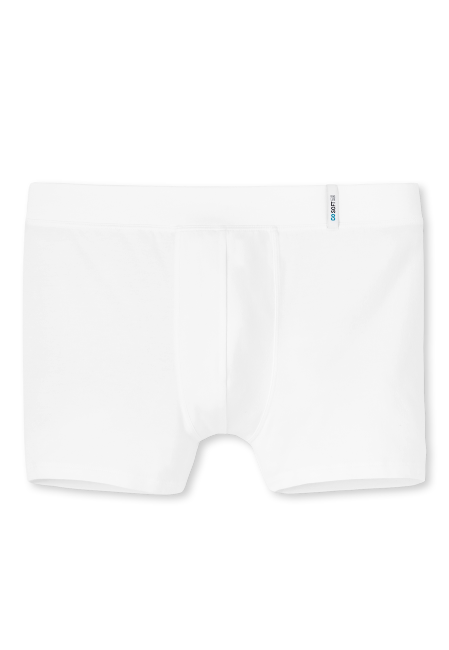 SCHIESSER Long Life Soft boxer (1-pack), heren short wit