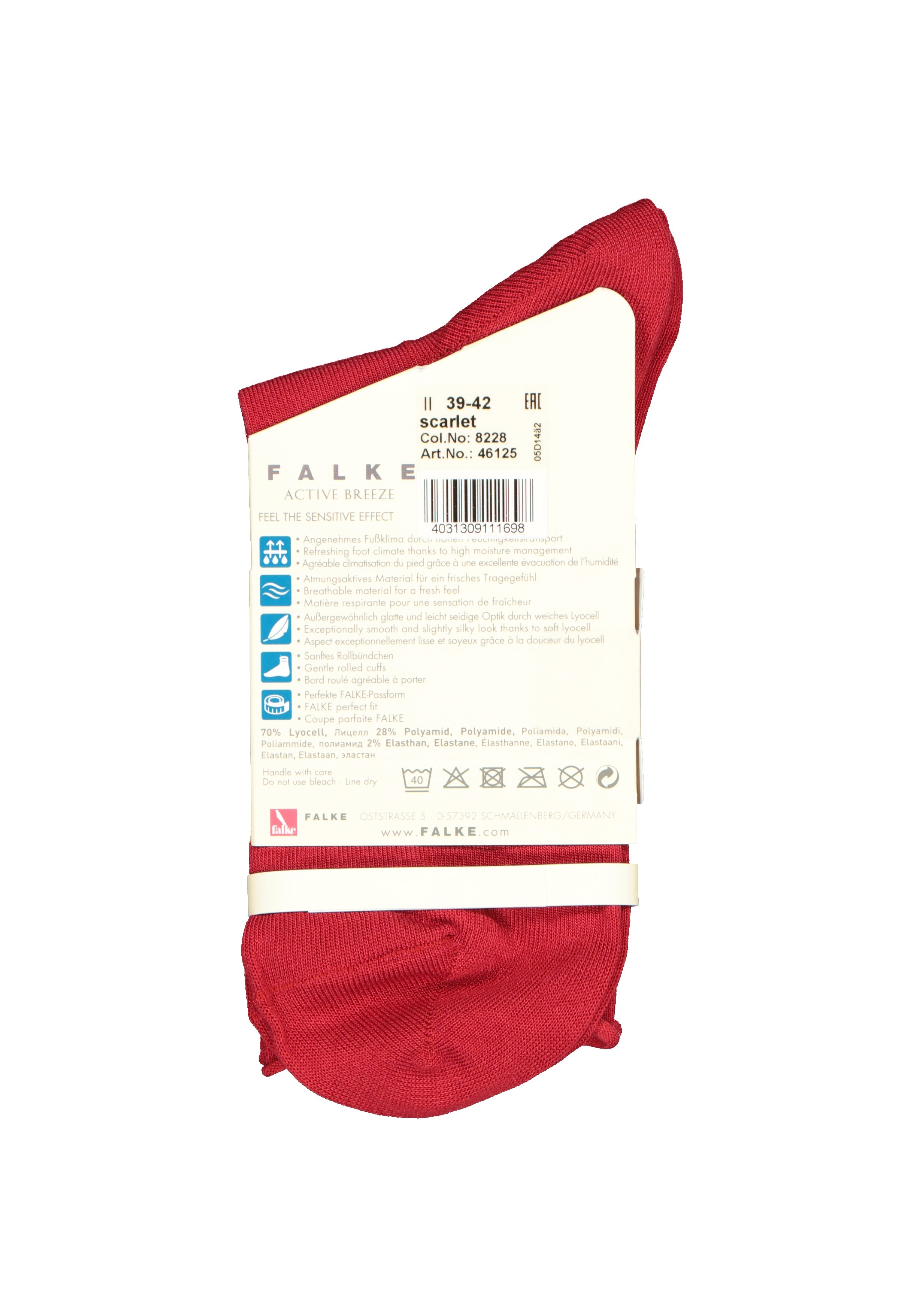 FALKE Active Breeze damessokken, lyocell, rood (scarlet)