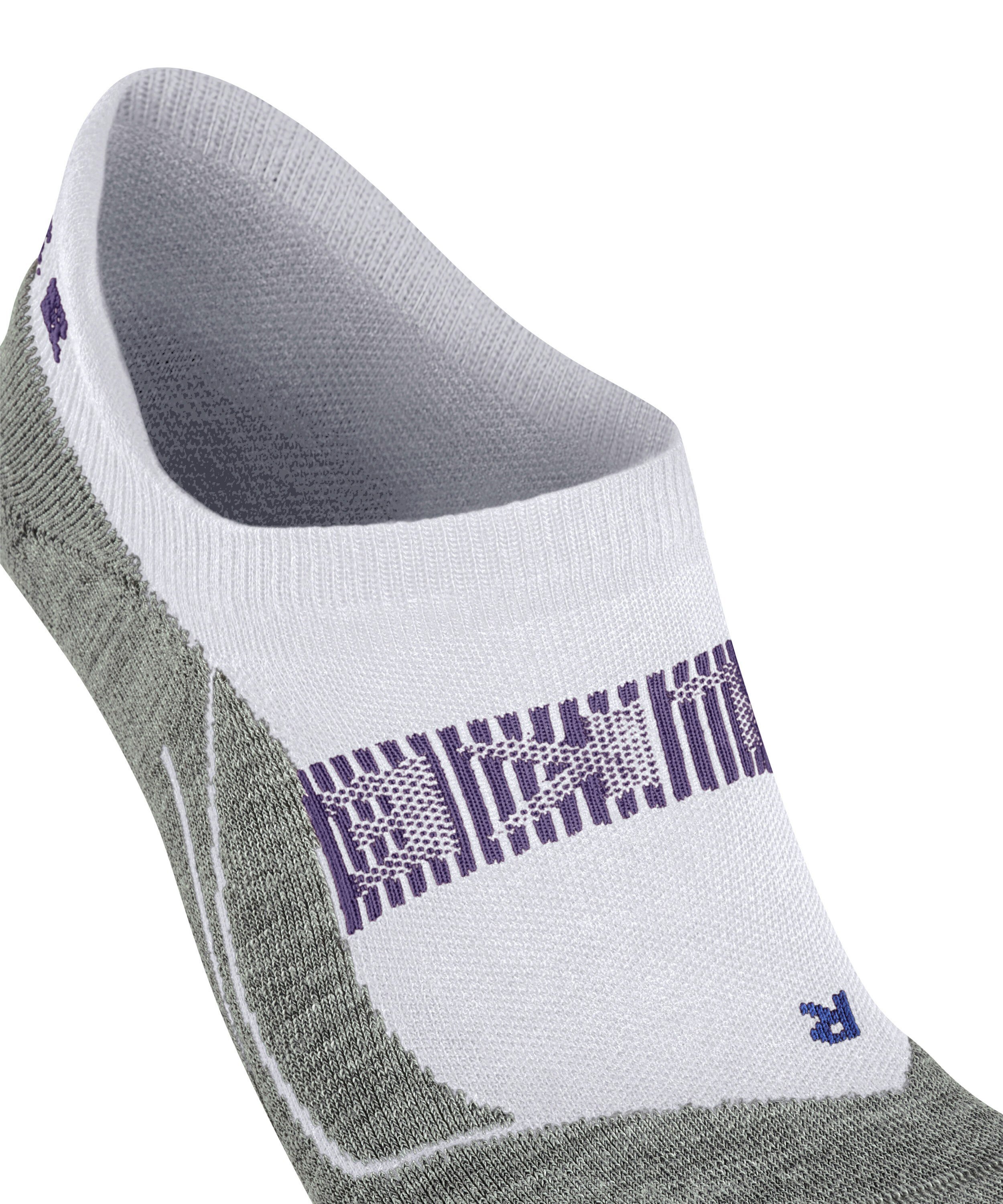 FALKE RU4 Endurance Cool Invisible dames running kousenvoetjes, wit (white)