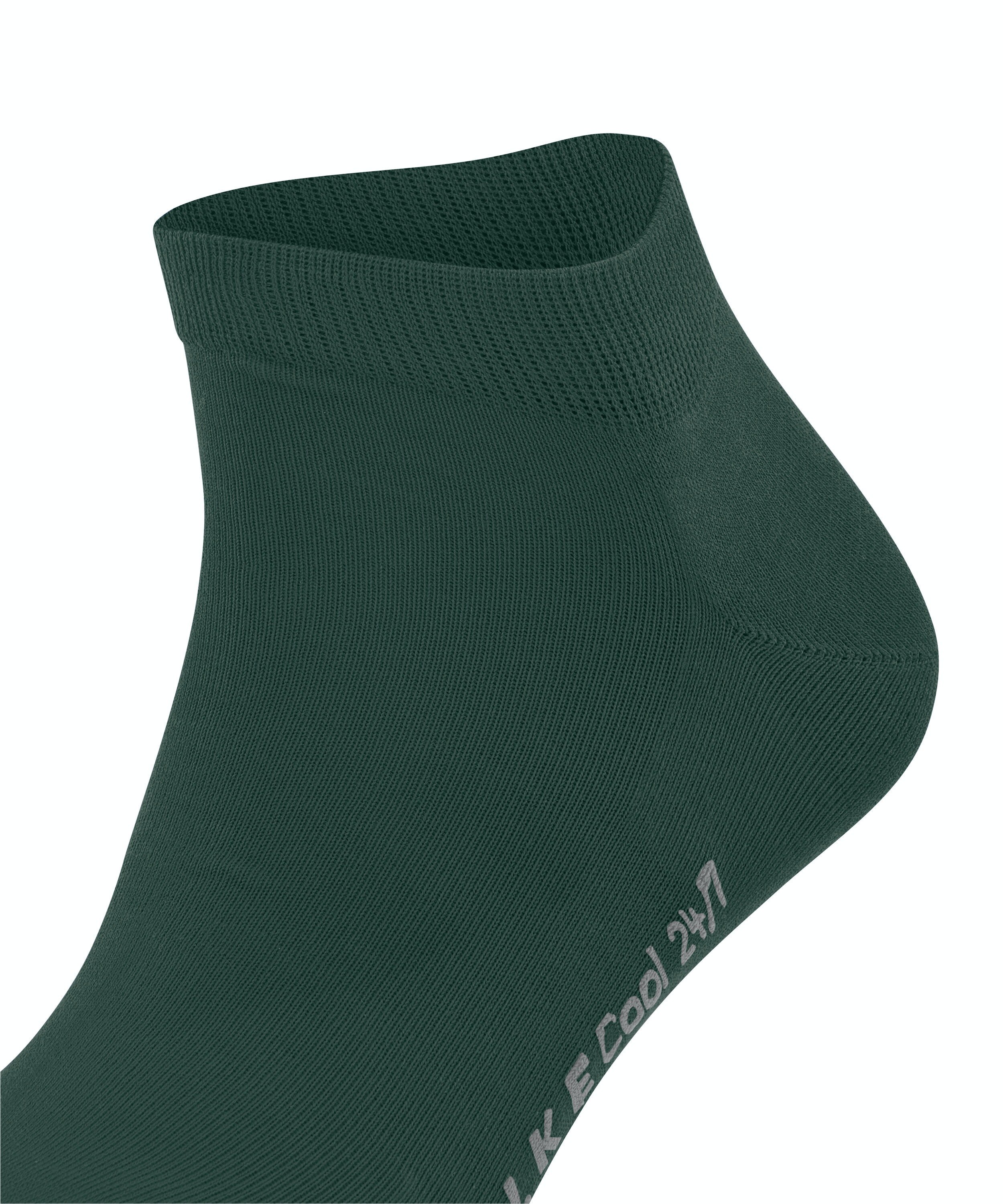 FALKE Cool 24/7 heren enkelsokken, groen (hunter green)