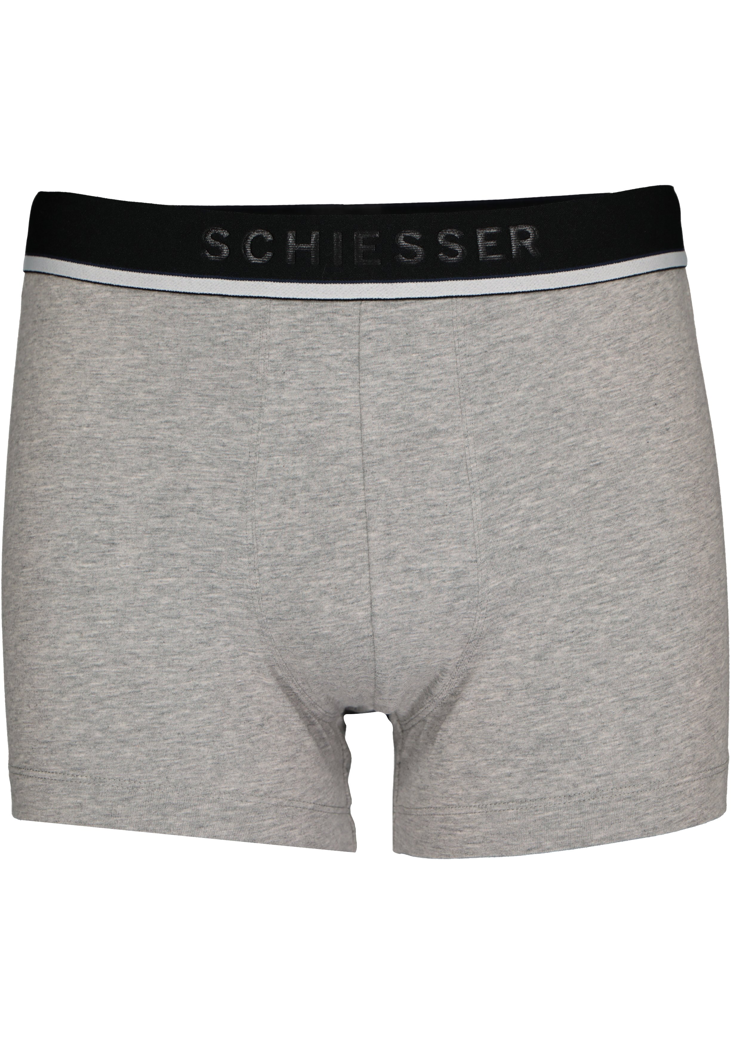 SCHIESSER 95/5 shorts (3-pack), zwart, zwart en grijs