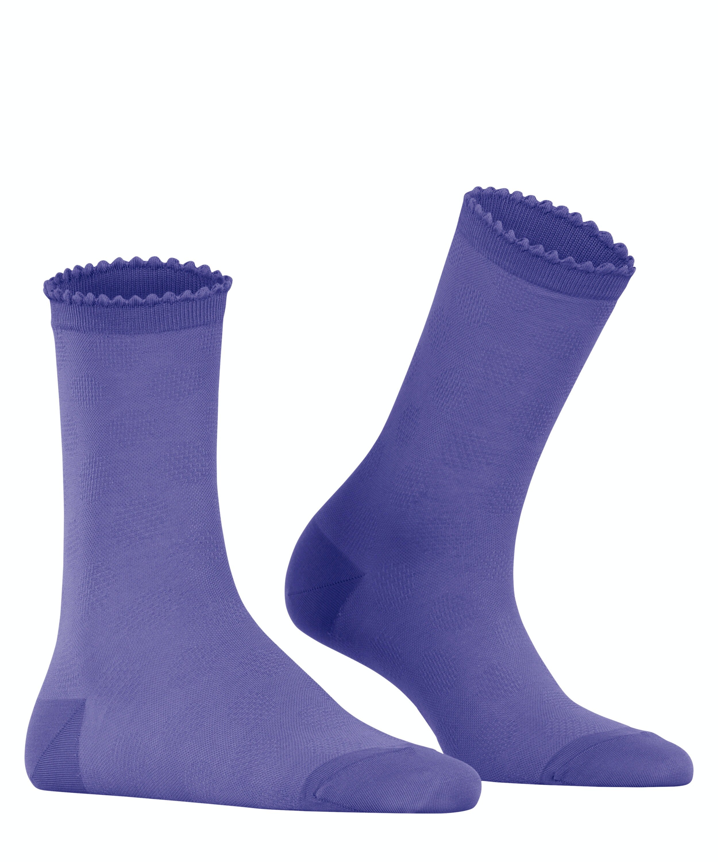 FALKE Bold Dot damessokken, donker lila (crocus)