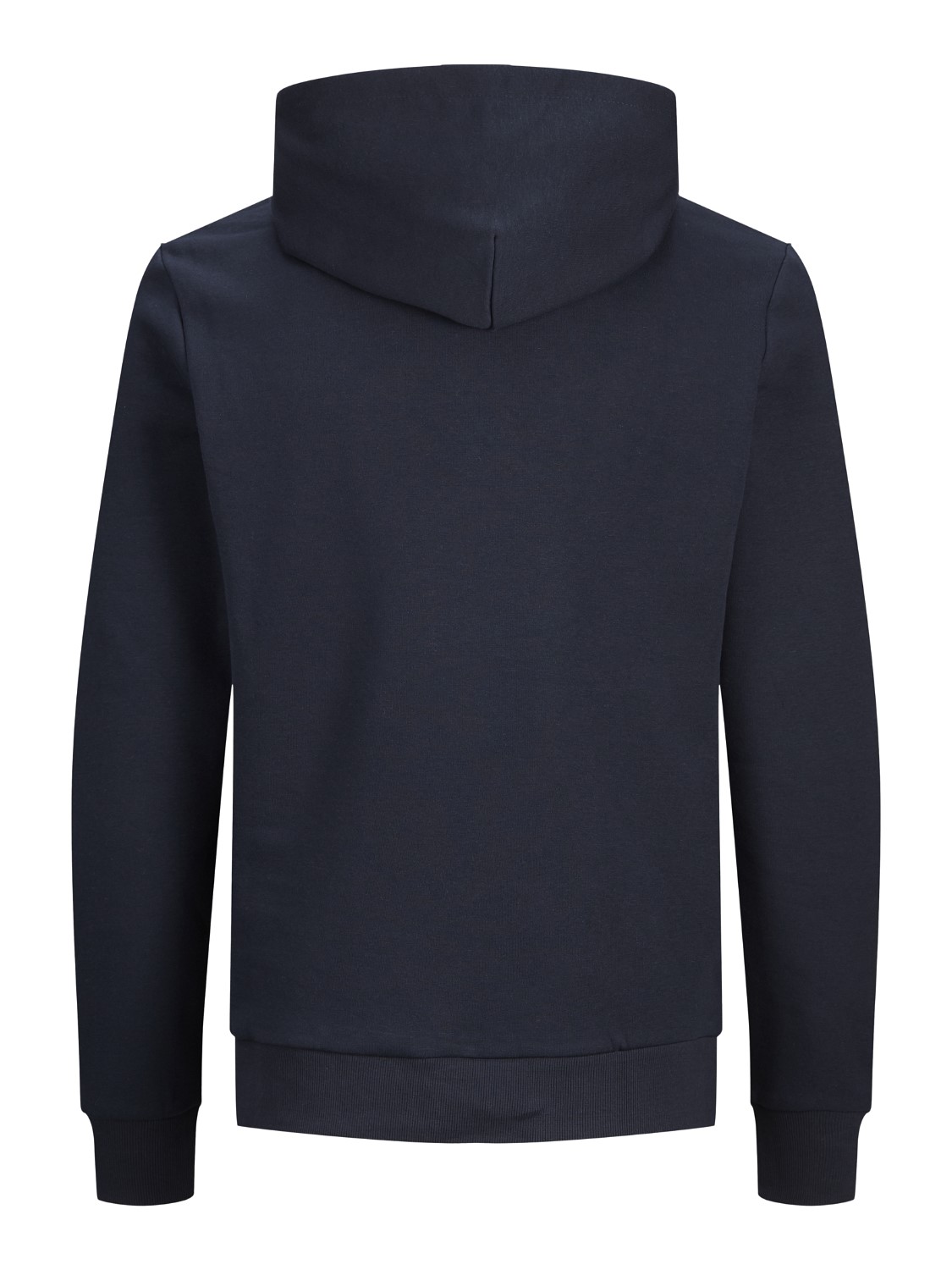 JACK & JONES Corp logo sweat hood regular fit, heren hoodie katoenmengsel met capuchon, blauw grote print