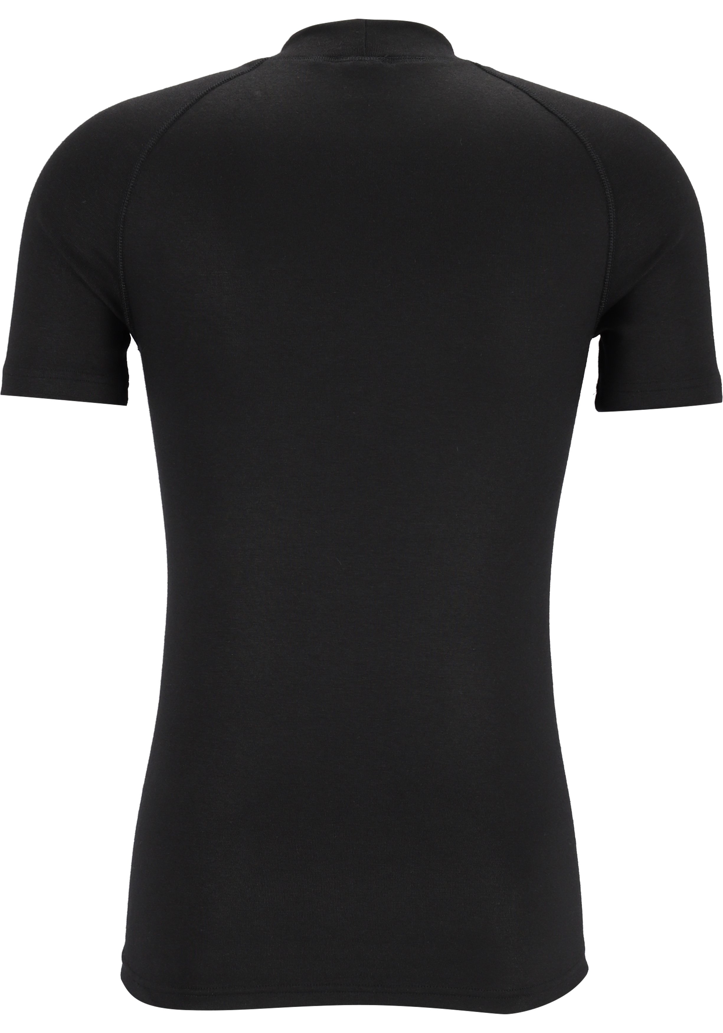 TEN CATE Thermo men T-shirt, heren thermo T-shirt korte mouw en O-hals, zwart