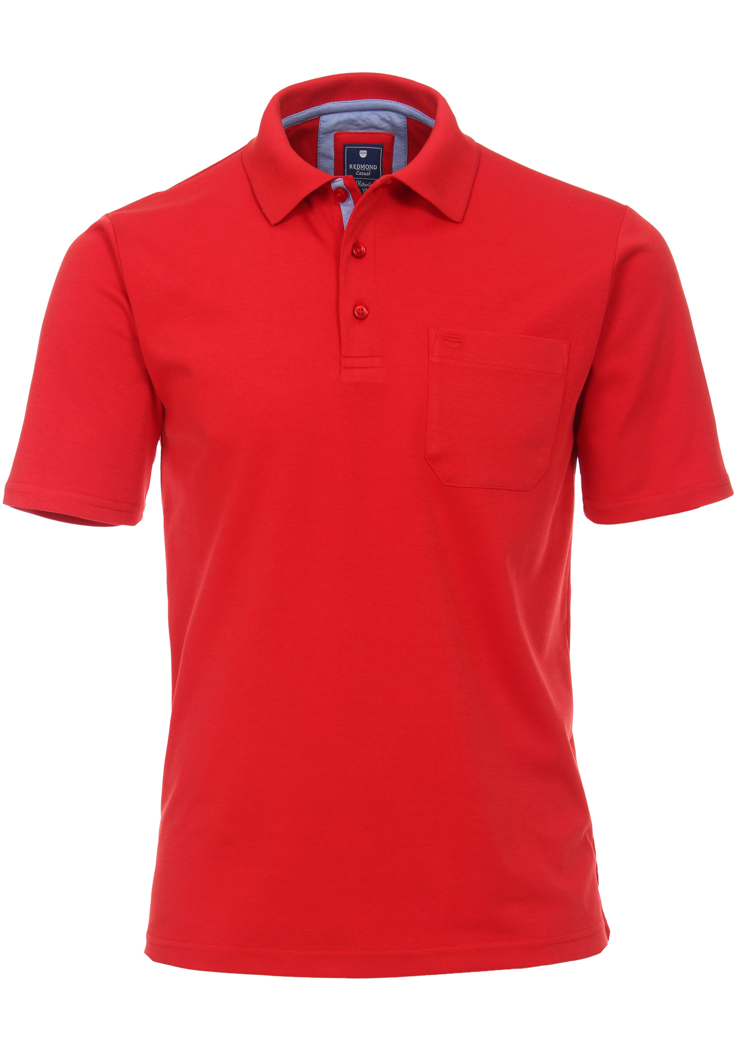 Redmond regular fit poloshirt, rood