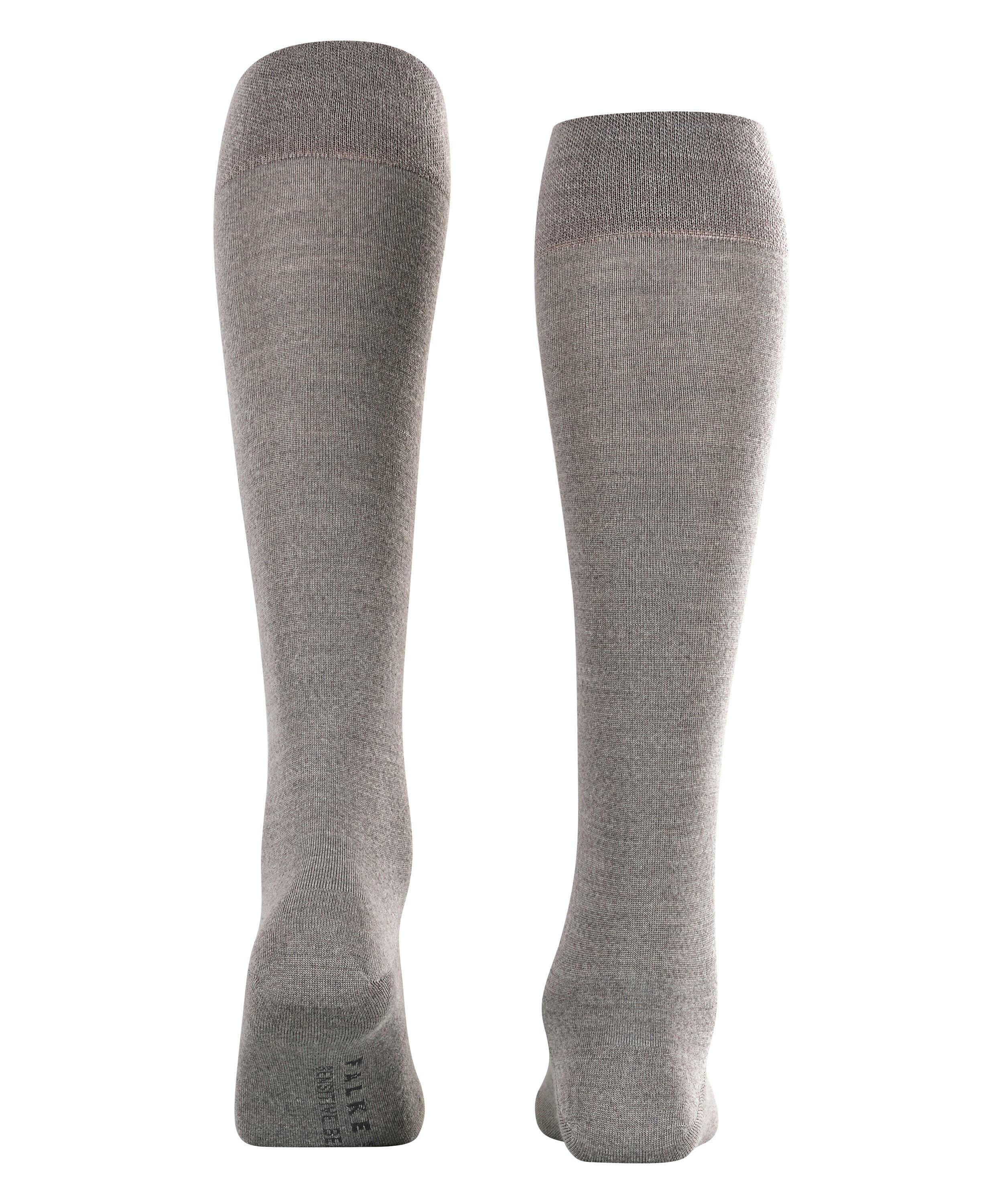 FALKE Sensitive Berlin dames kniekousen, grijs (light grey mel.)