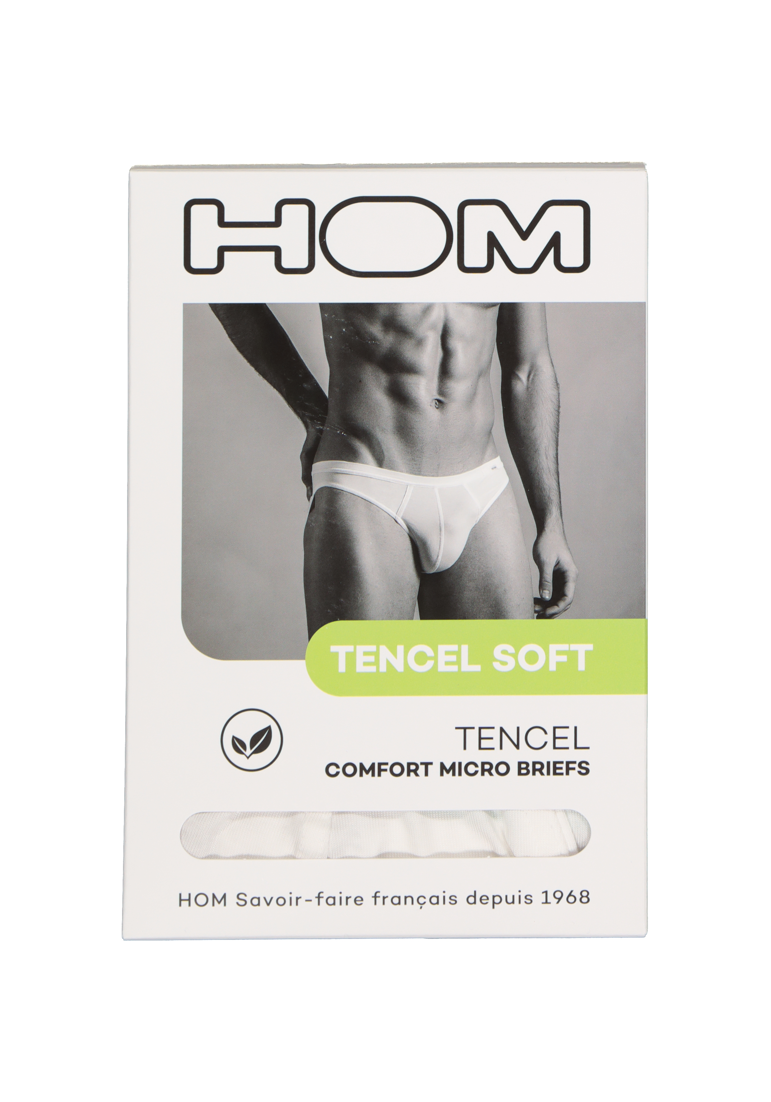 HOM Tencel soft comfort micro briefs (1-pack), heren micro slip, wit