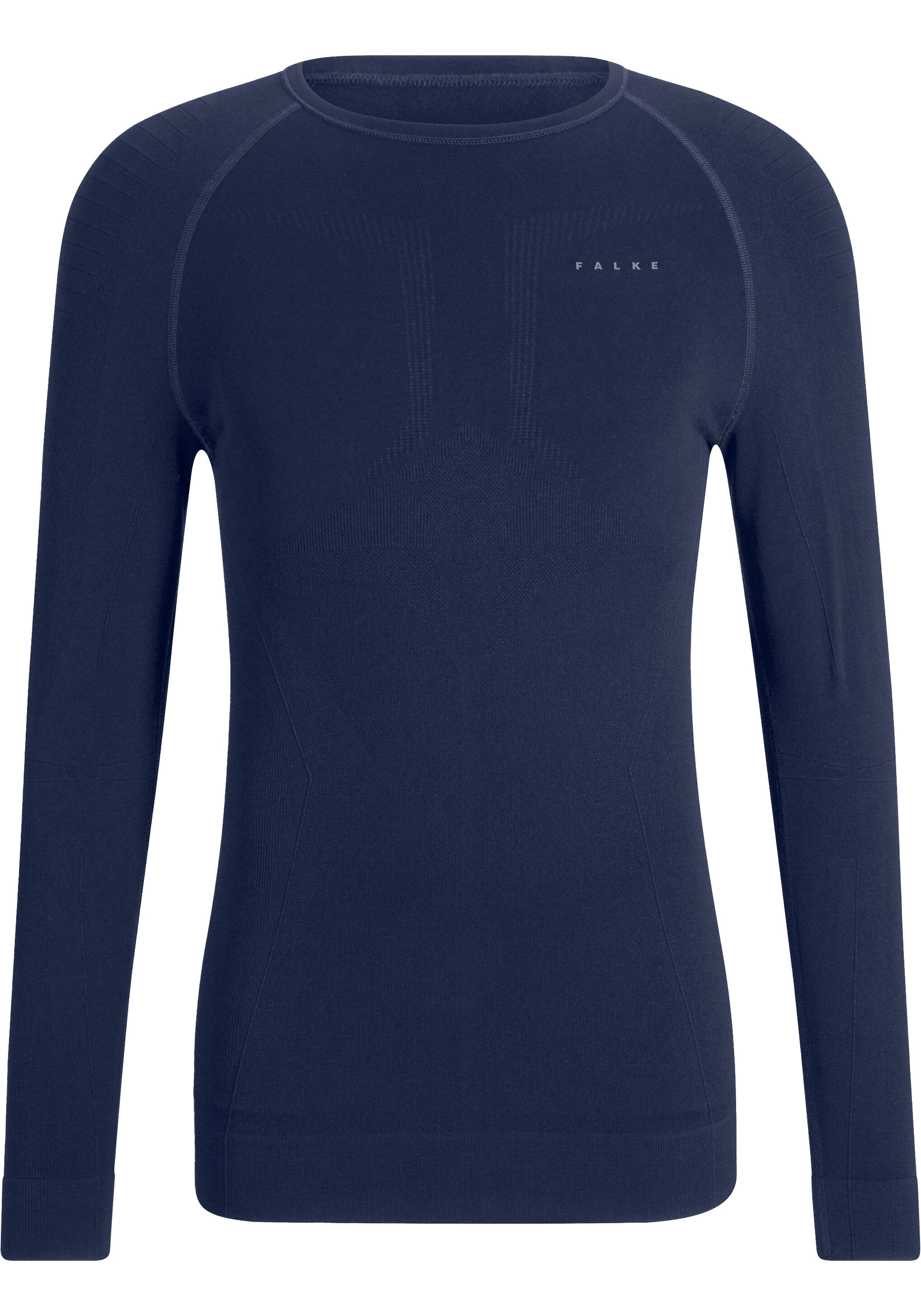 FALKE heren lange mouw shirt Maximum Warm, thermoshirt, blauw (space blue)