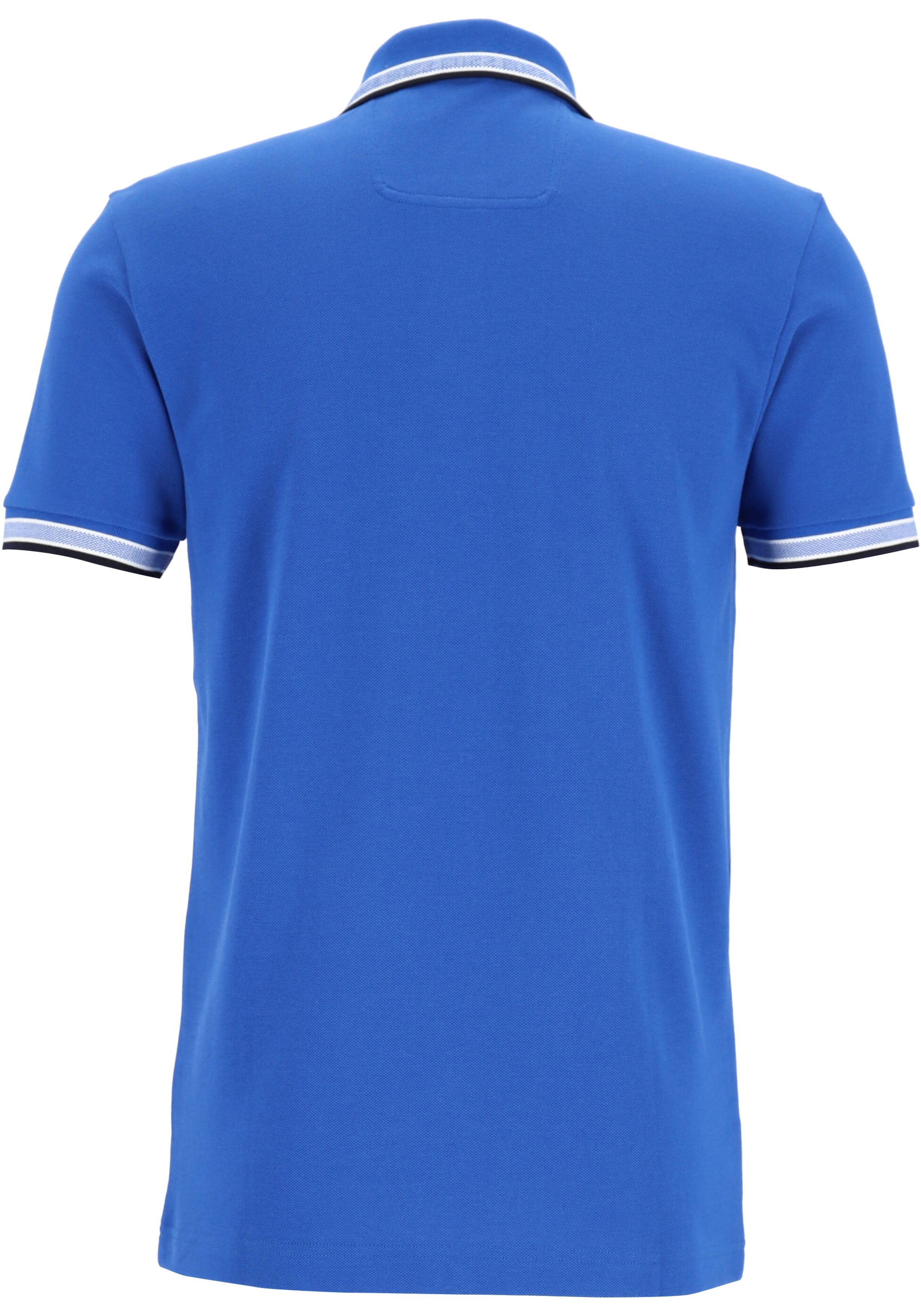 HUGO BOSS Paddy regular fit polo, heren polo korte mouw, blauw (contrast)