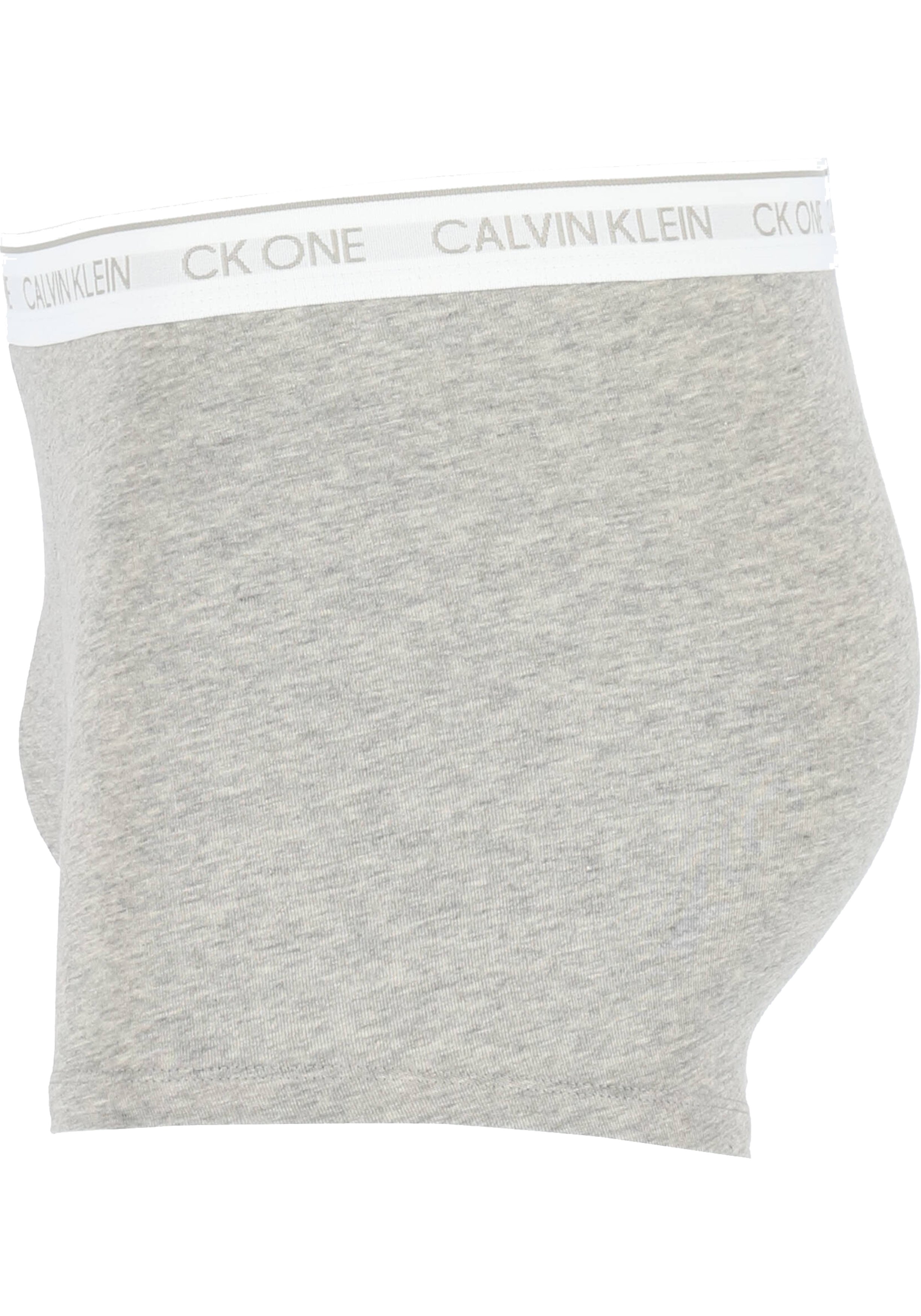 Calvin Klein CK ONE Cotton trunk (1-pack), heren boxer normale lengte, grijs melange