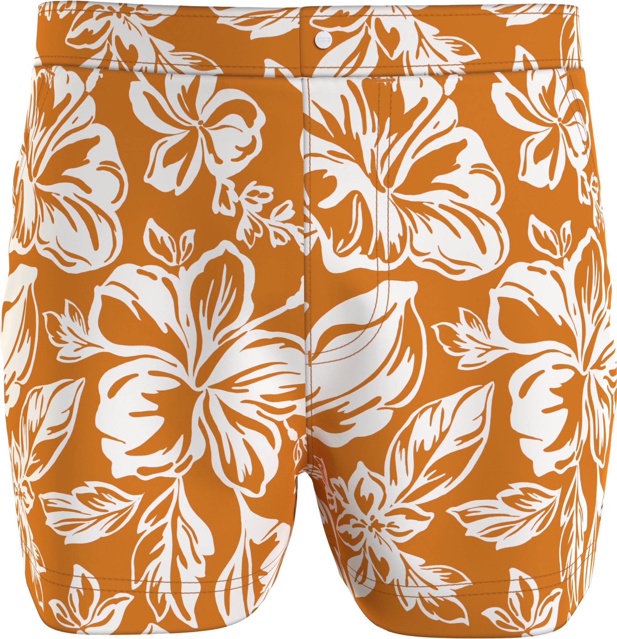 Tommy Hilfiger Medium Tailored swimshort, heren zwembroek, oranje dessin