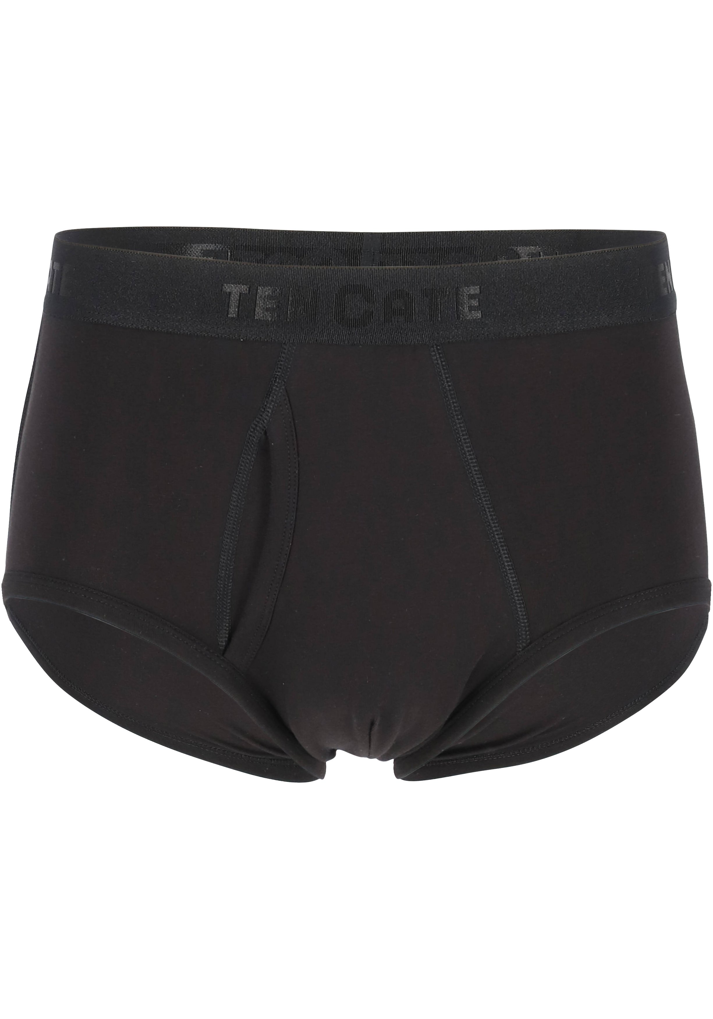 TEN CATE Basics men classic slip met gulp (2-pack), heren heupslips, zwart