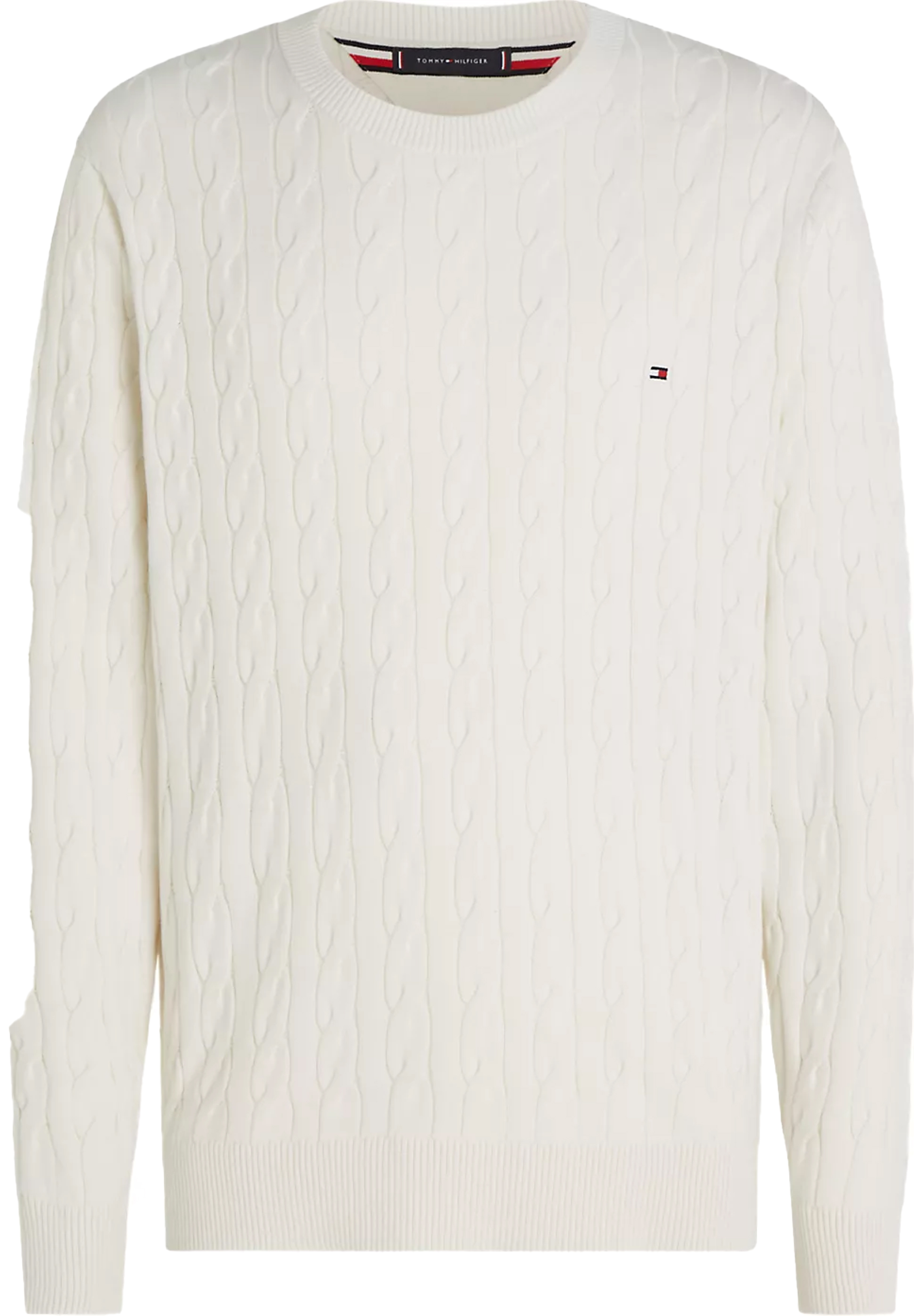 Tommy Hilfiger heren pullover katoen, off white