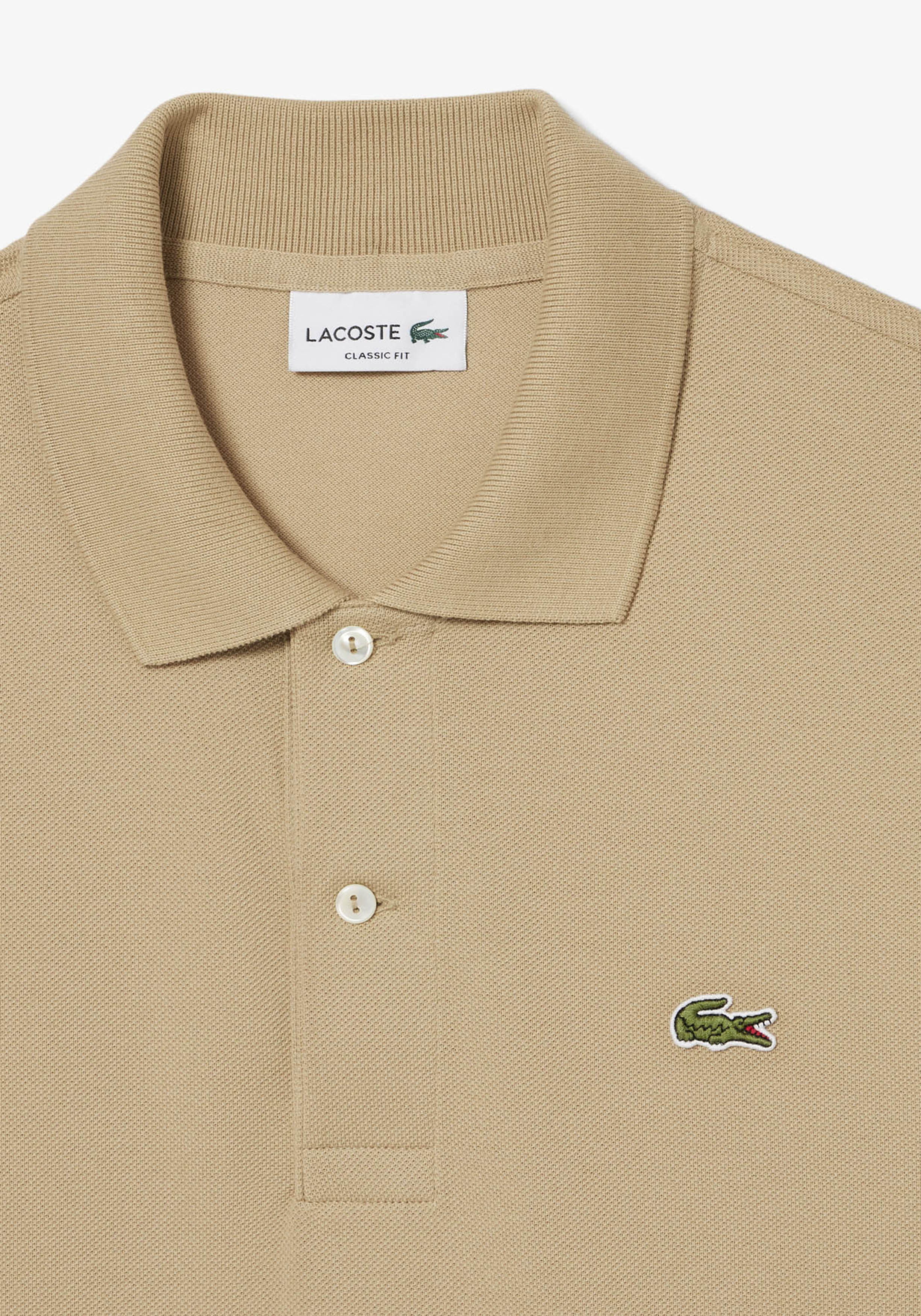 Lacoste Classic Fit polo, beige