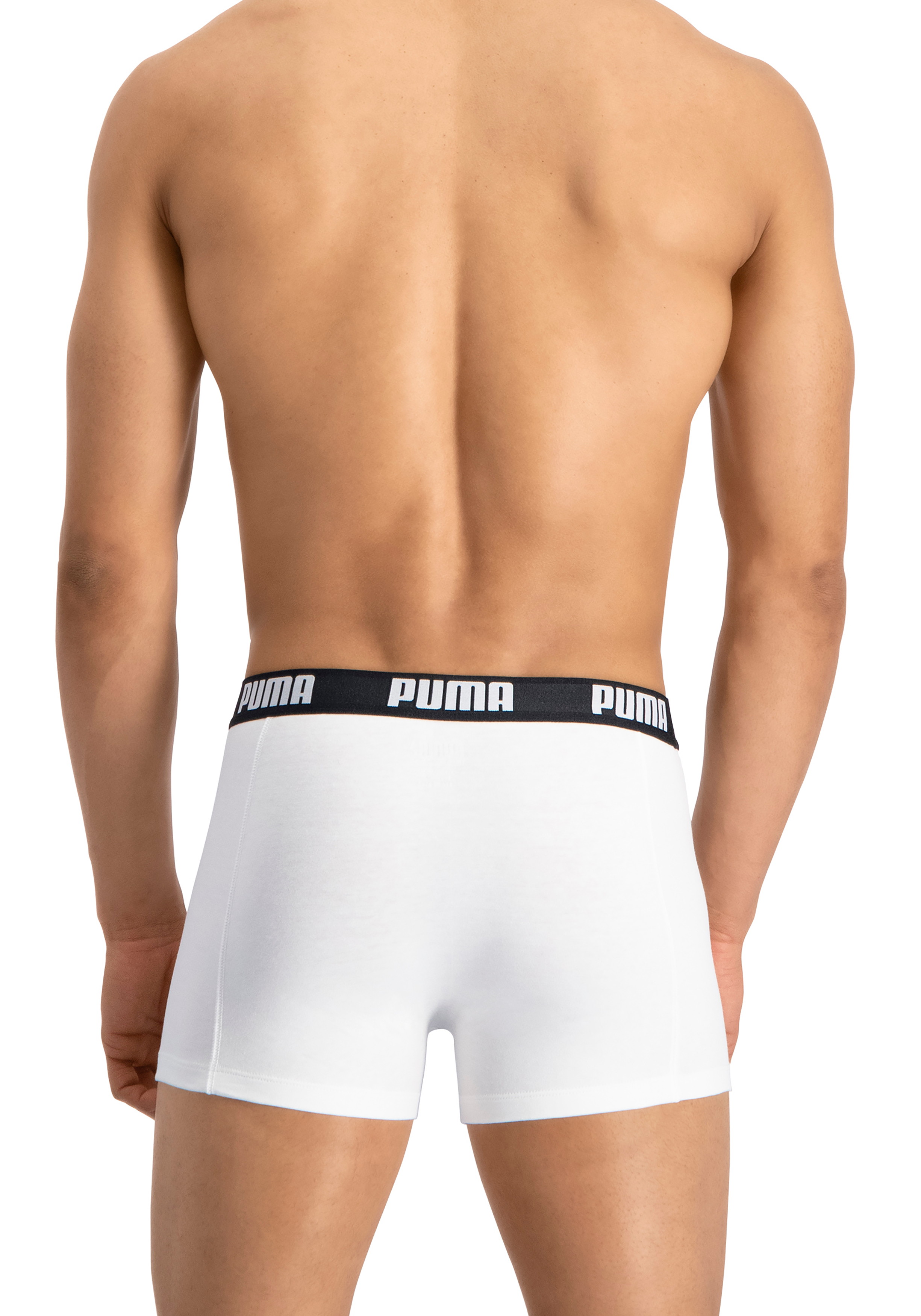 Puma Basic Boxer heren (2-pack), zwart en wit