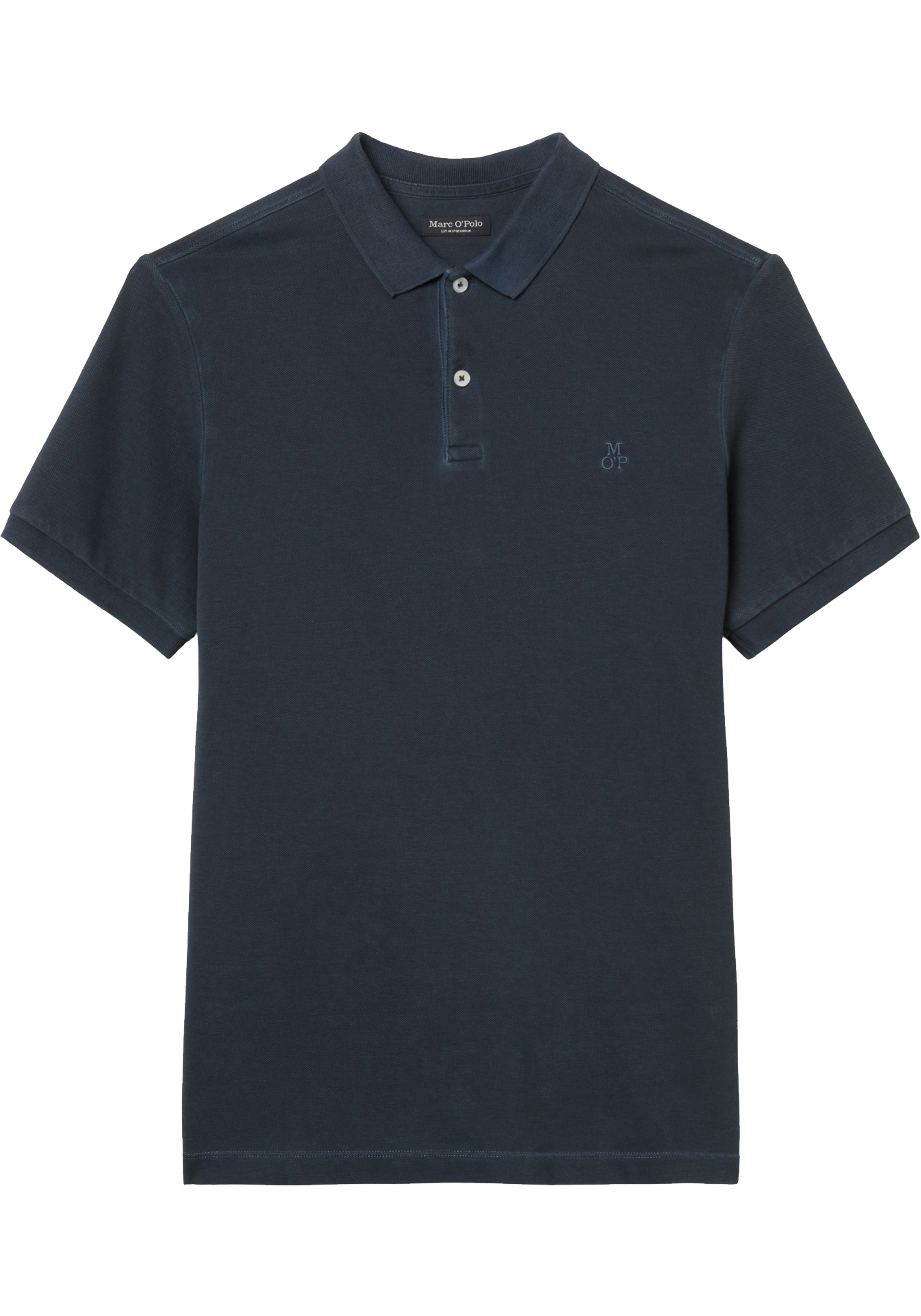 Marc O'Polo regular fit polo, heren poloshirt korte mouw, donkerblauw