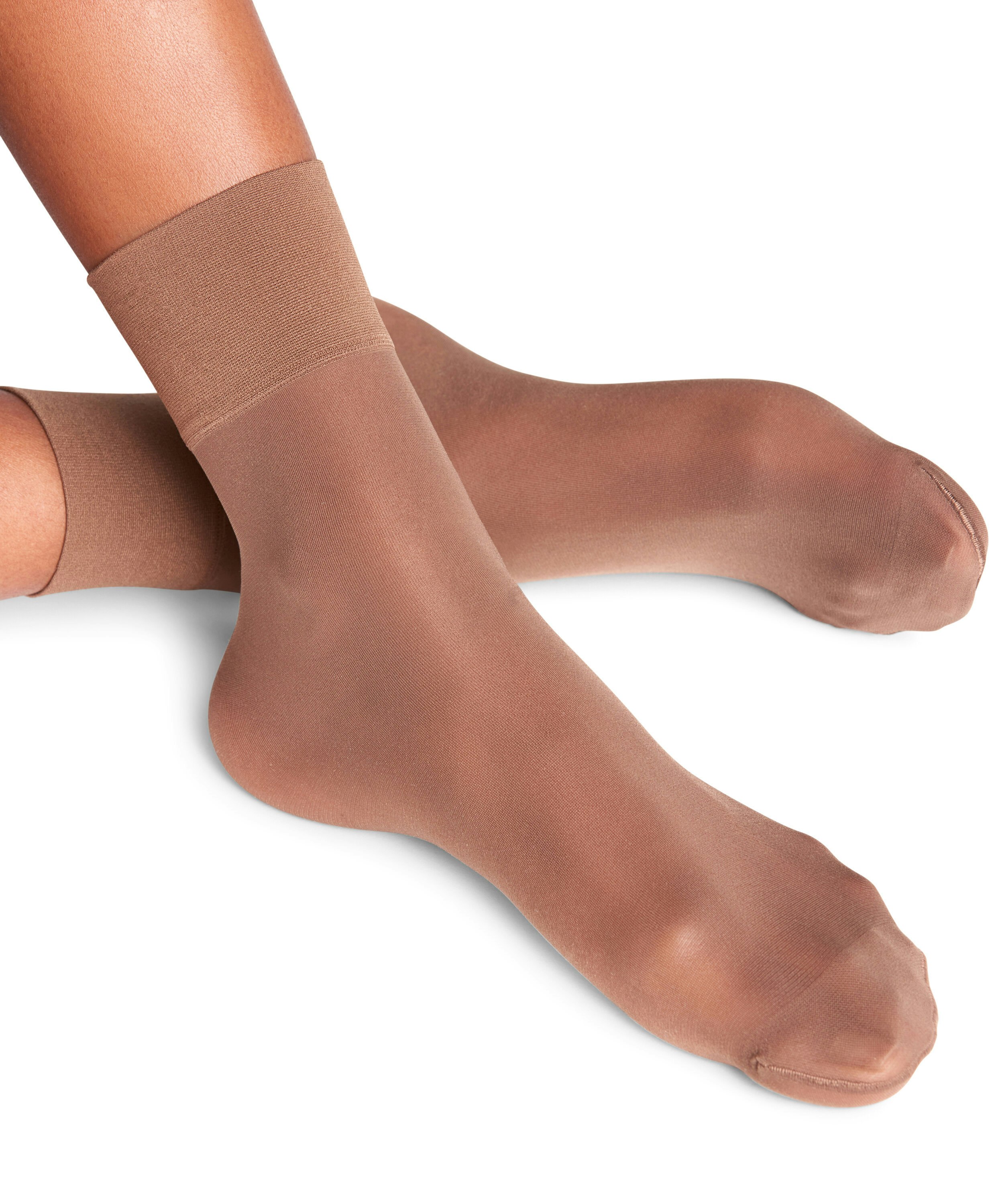 FALKE Pure Matt 20 DEN dames sokjes, bruin (espresso)