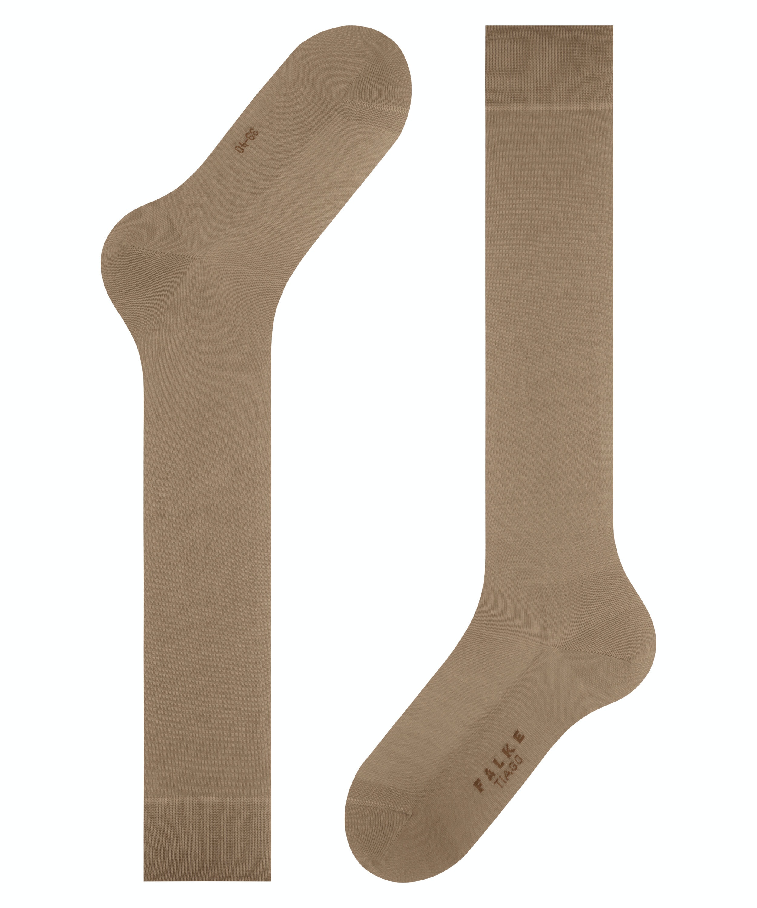 FALKE Tiago heren kniekousen, beige (camel)