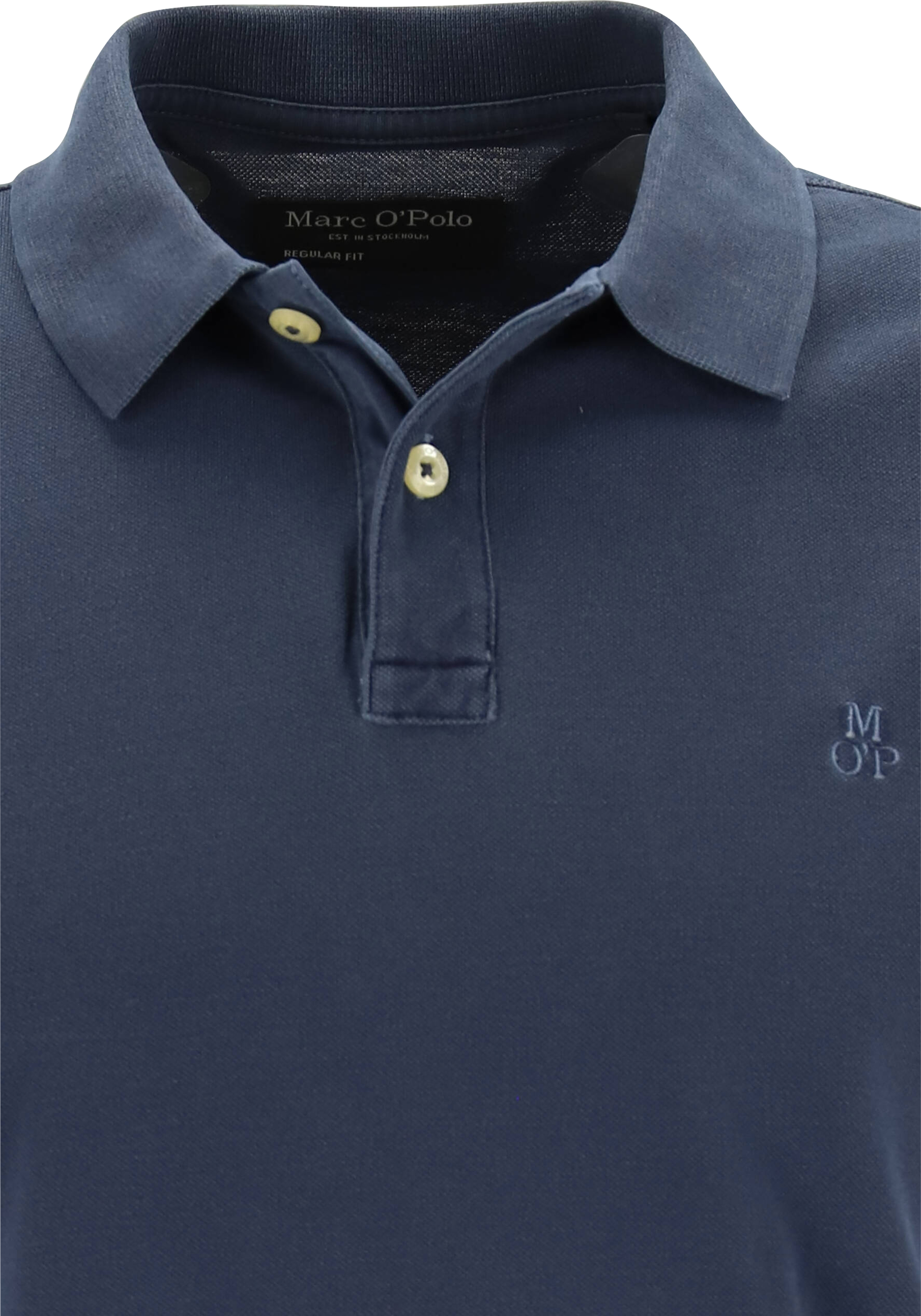 Marc O'Polo regular fit polo, heren poloshirt, donkerblauw