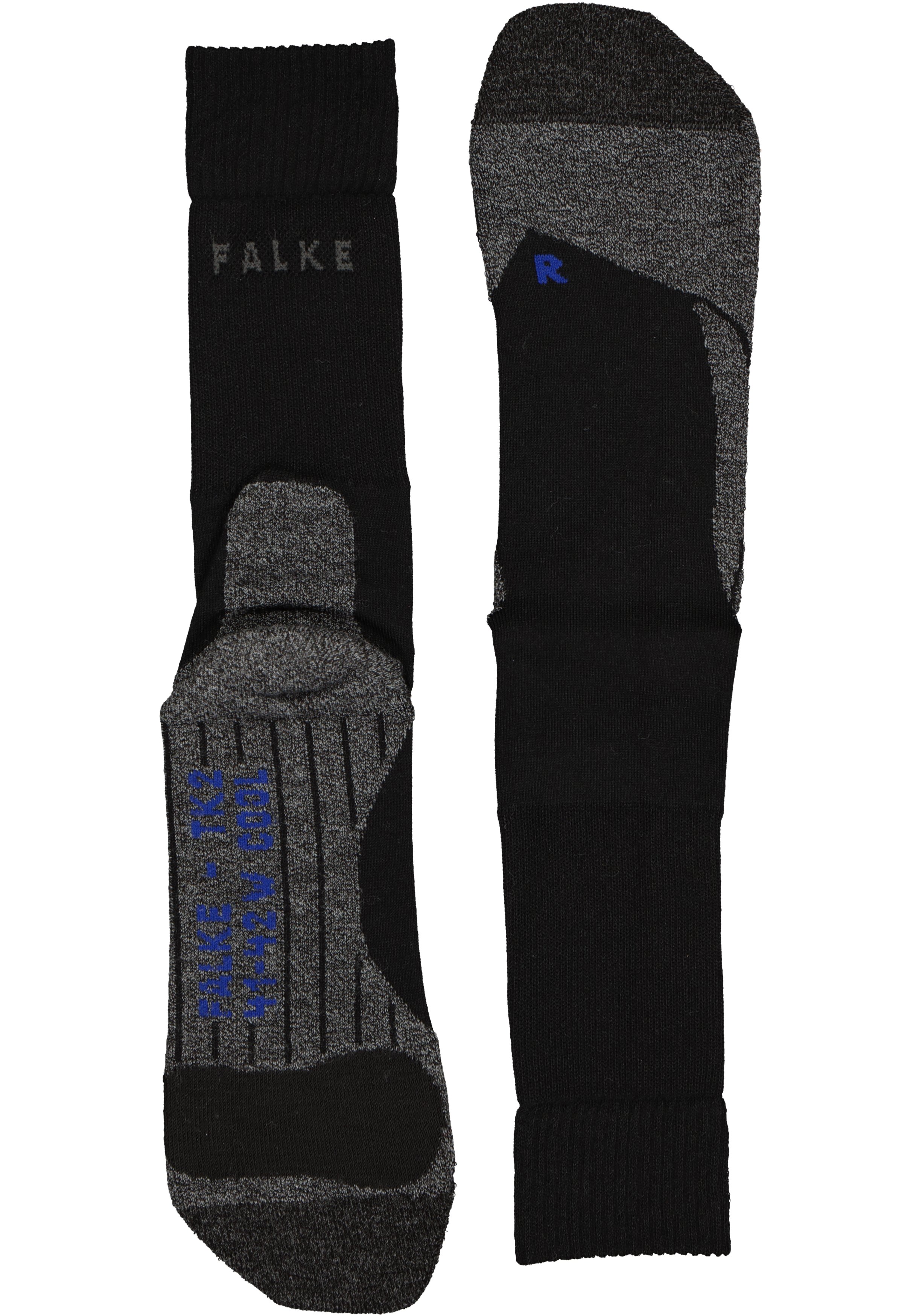 FALKE TK2 Cool dames wandelsokken, zwart (black-mix)