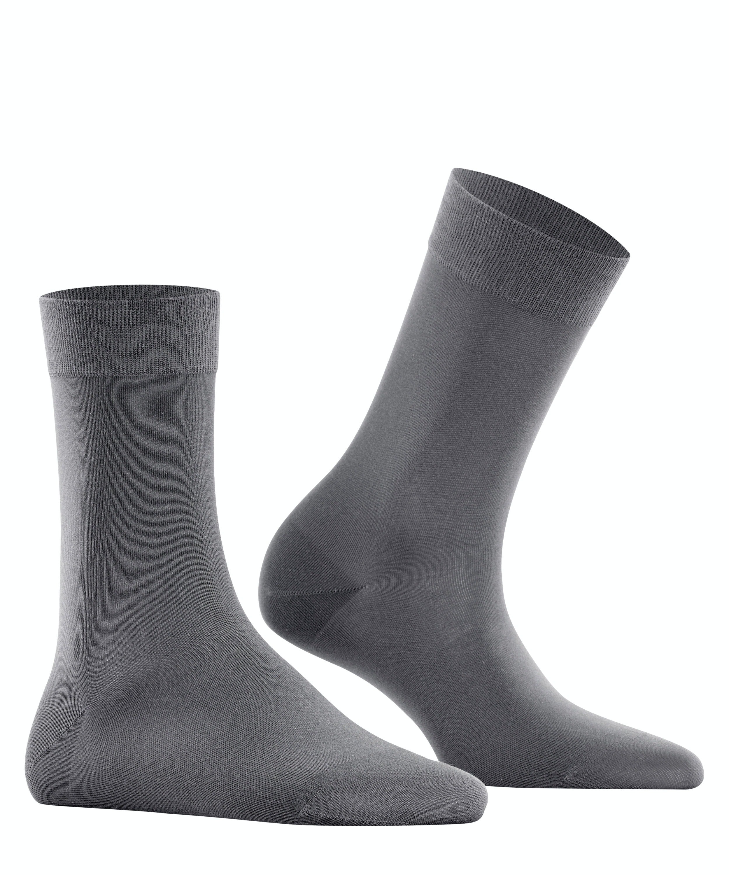 FALKE Cotton Touch damessokken, grijs (platinum)