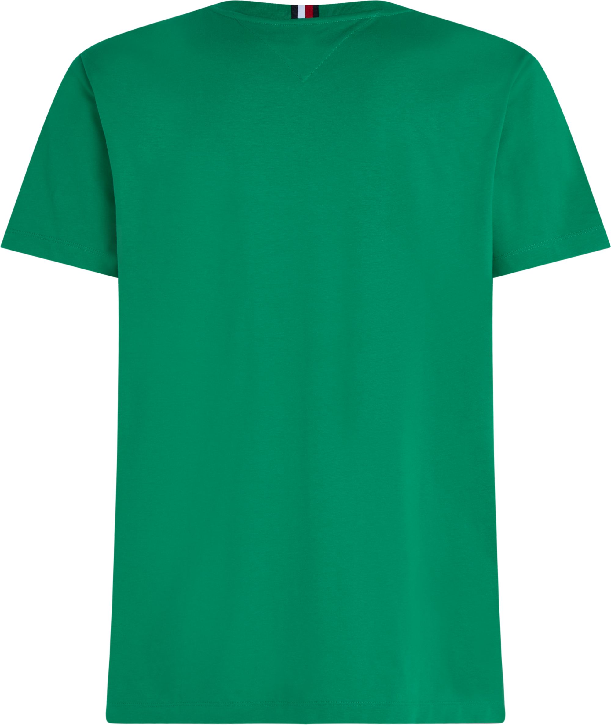 Tommy Hilfiger Monogram Tee, heren T-shirt korte mouw O-hals, groen