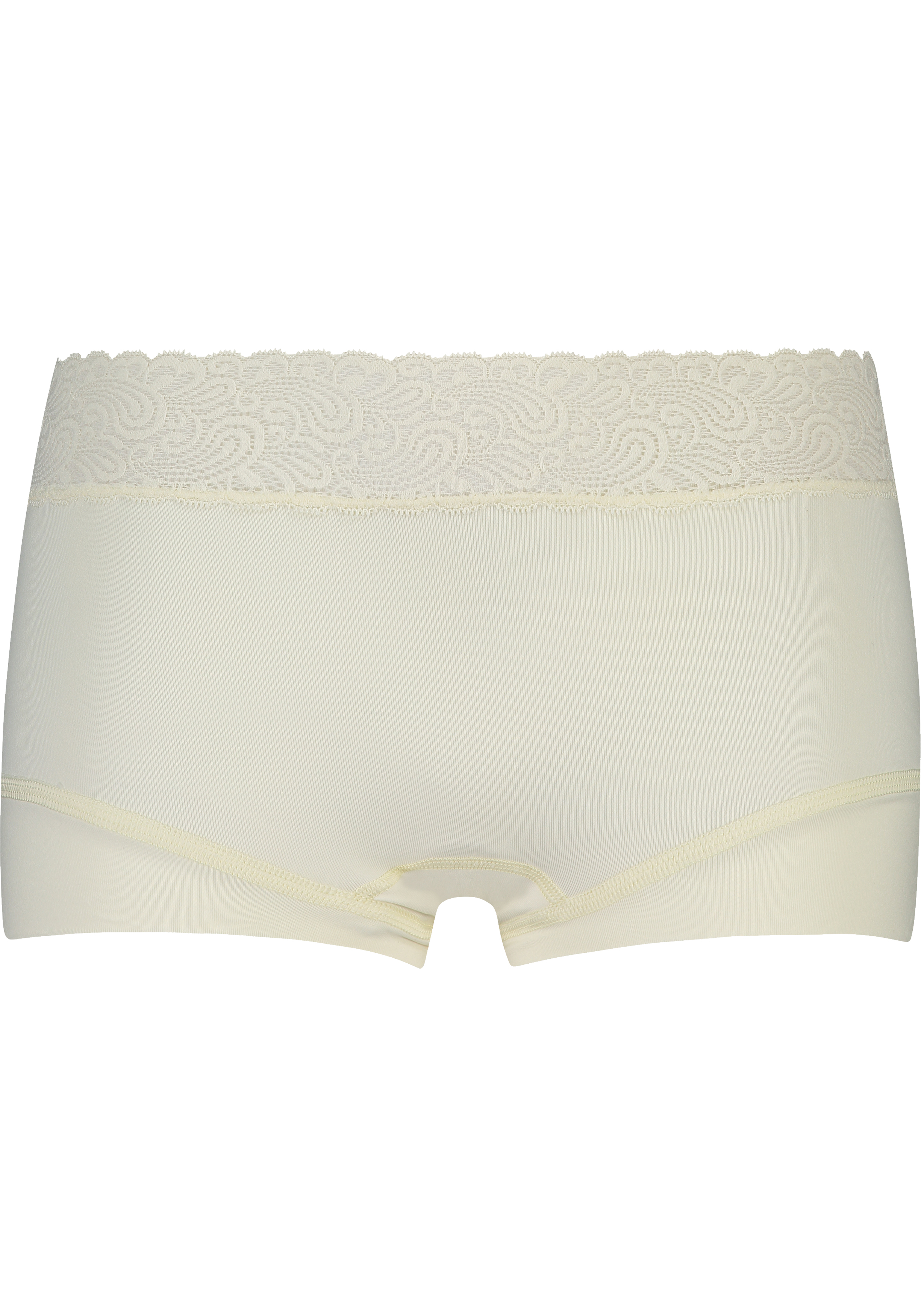 RJ Bodywear Pure Color Kant dames short, ivoor