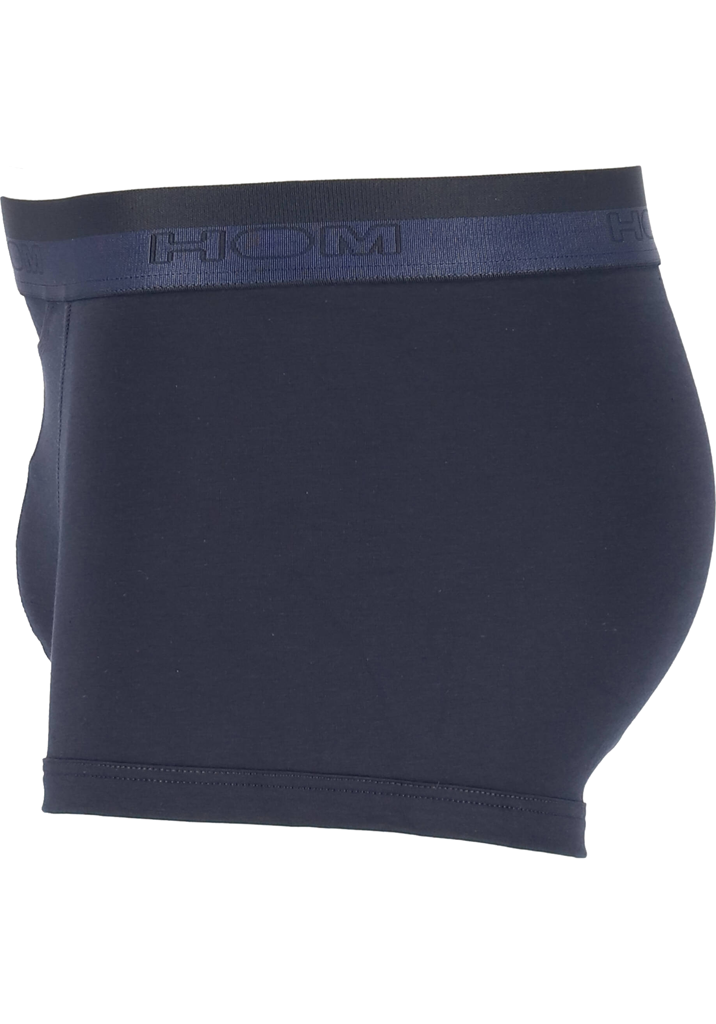 HOM HO1 boxer briefs (1-pack), heren boxer kort met horizontale gulp, navy blauw