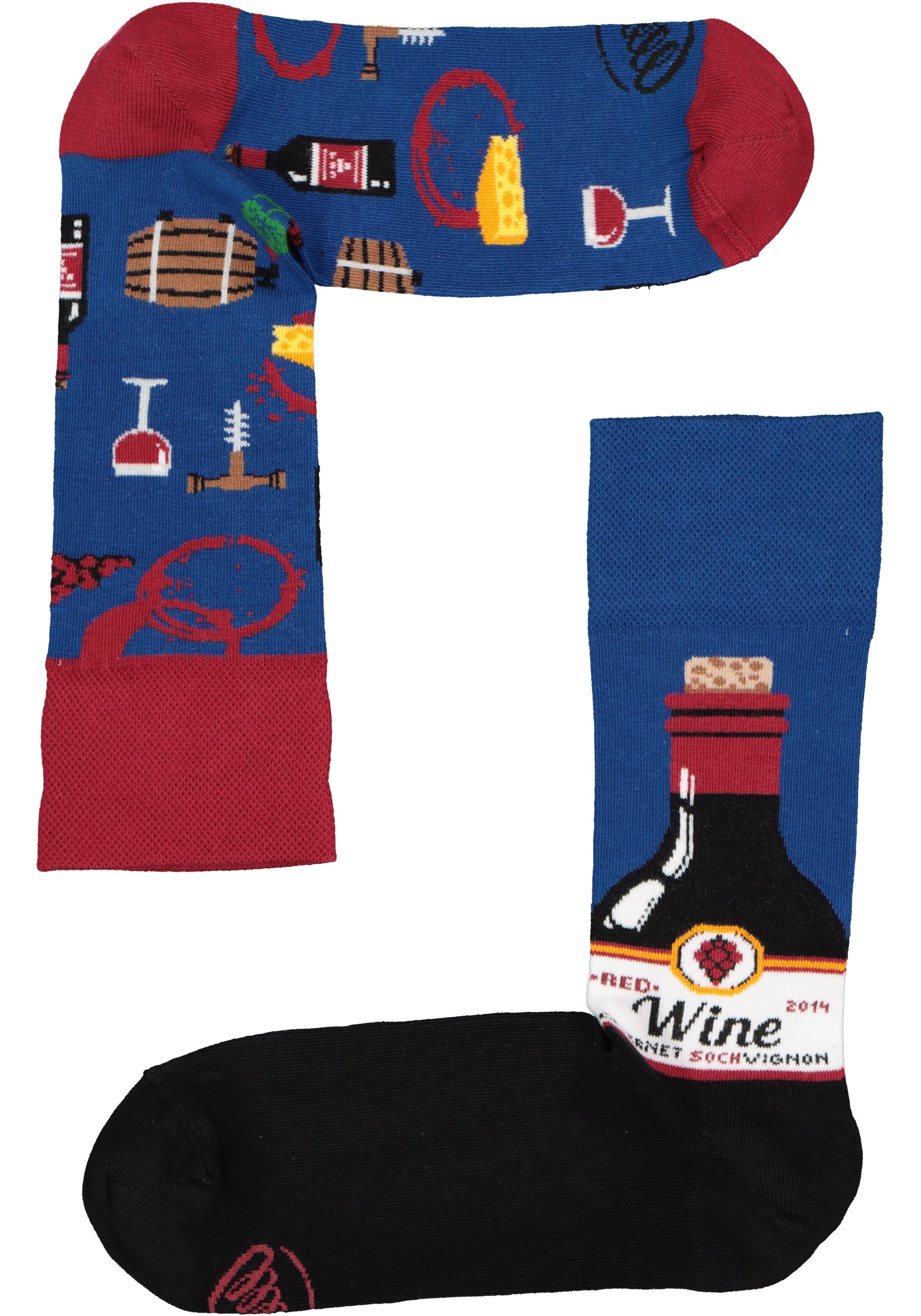 Many Mornings unisex sokken Cabernet Sockvignon