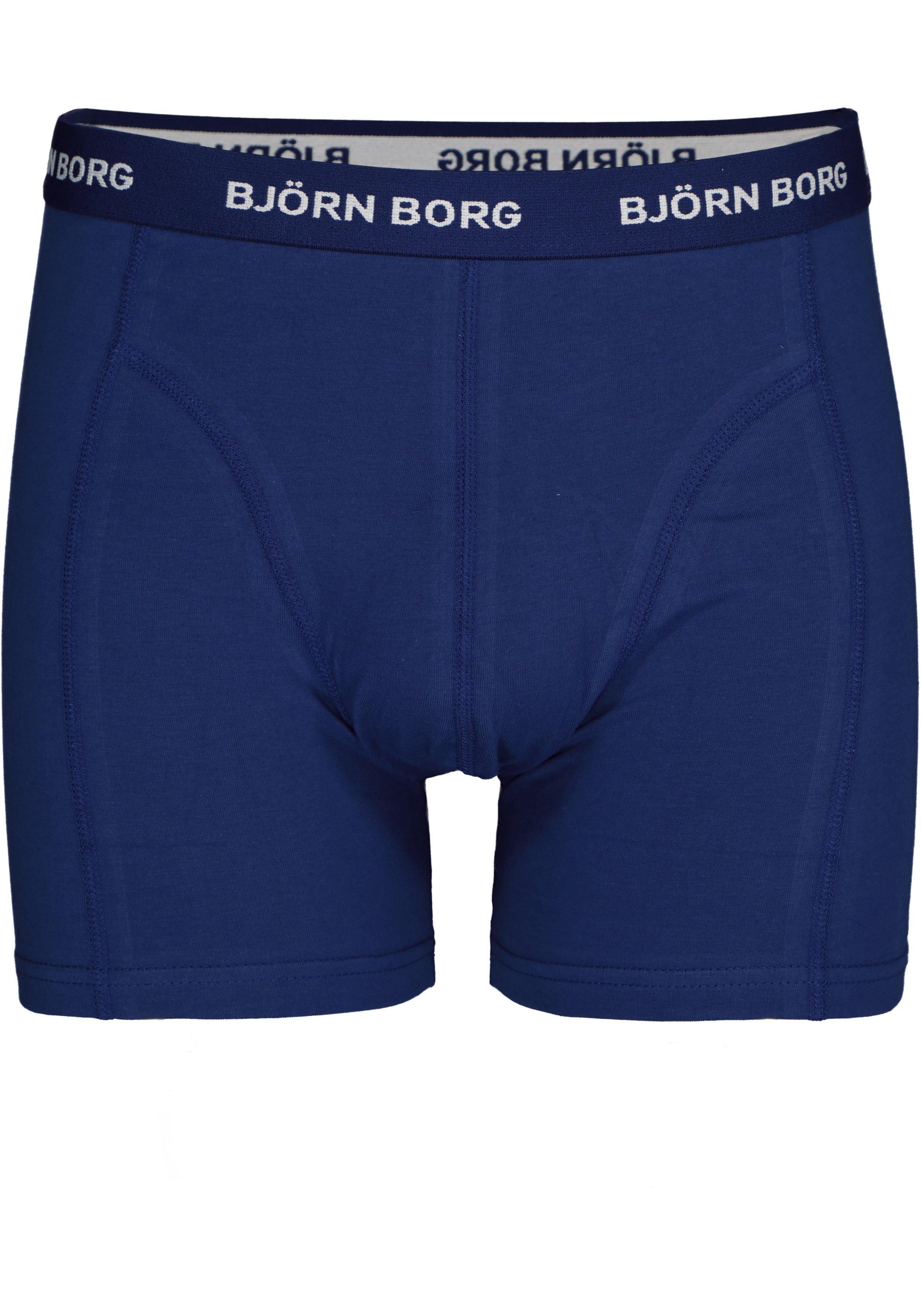 Bjorn Borg boxershorts Essential (3-pack), heren boxers normale lengte, blauw Total Eclipse