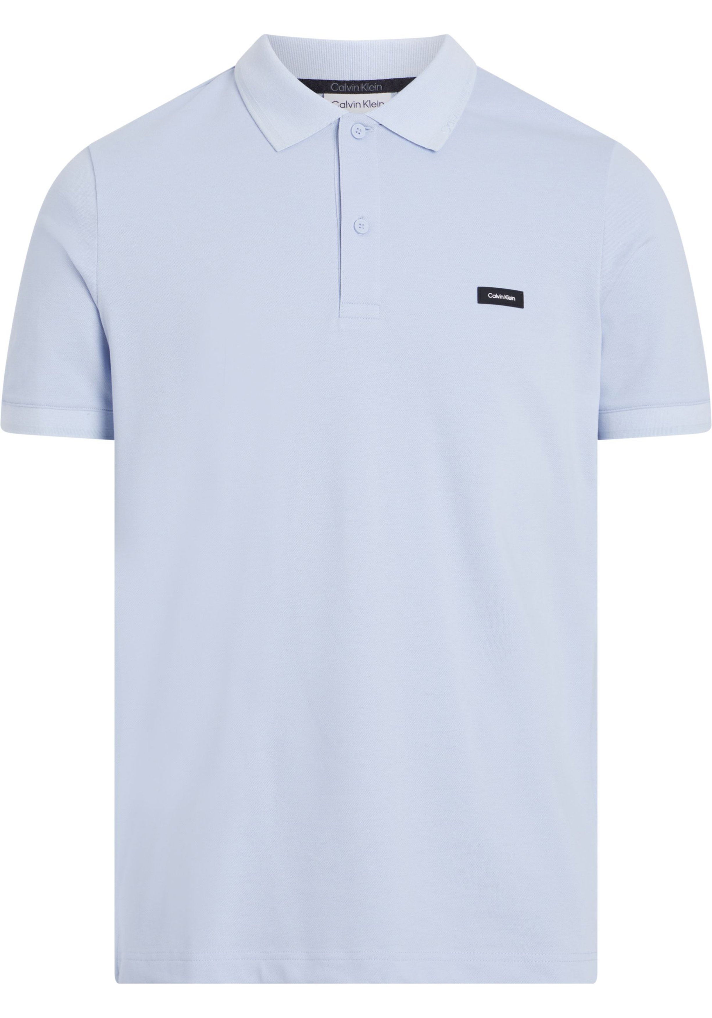 Calvin Klein Thermo Tech Pique Slim Polo, heren poloshirt, lichtblauw