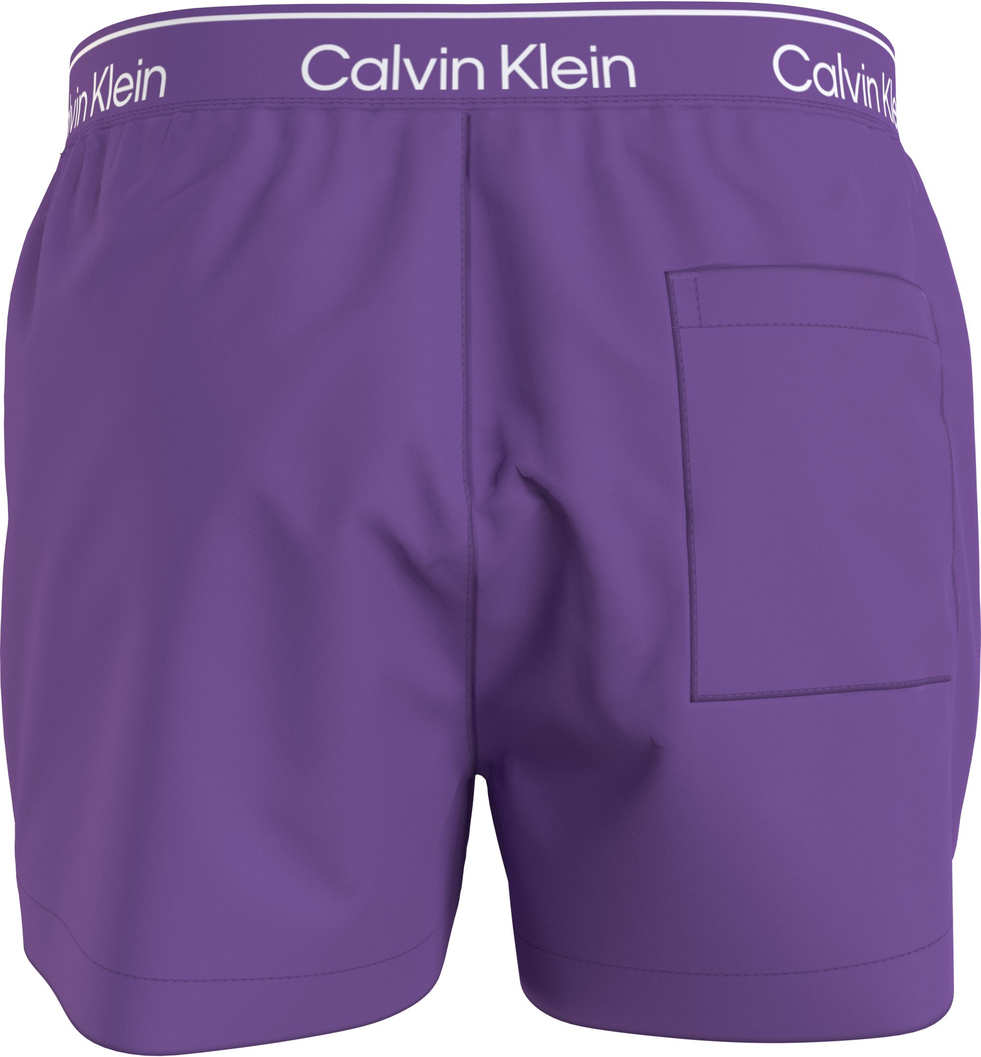 Calvin Klein Short Drawstring swimshort, heren zwembroek, paars