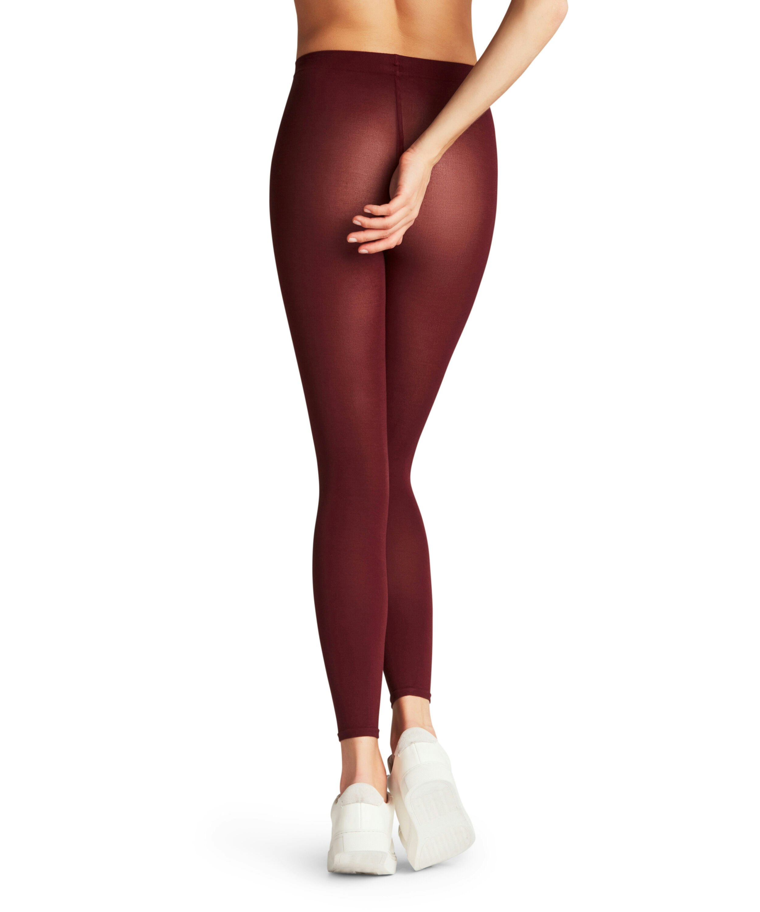 FALKE Cotton Touch dames legging, barolo