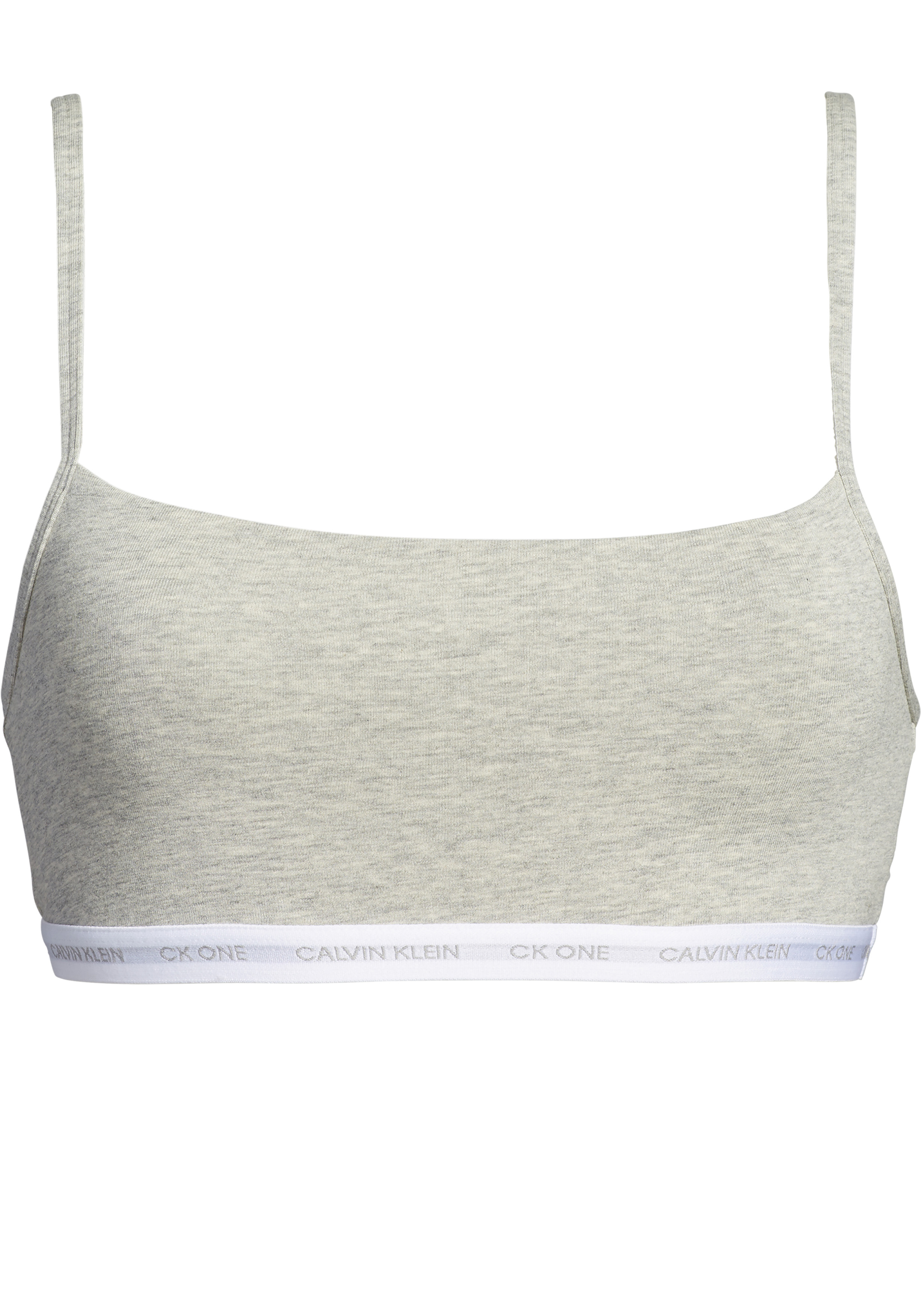 Calvin Klein dames ONE Cotton bralette (2-pack), ongevoerd, grijs