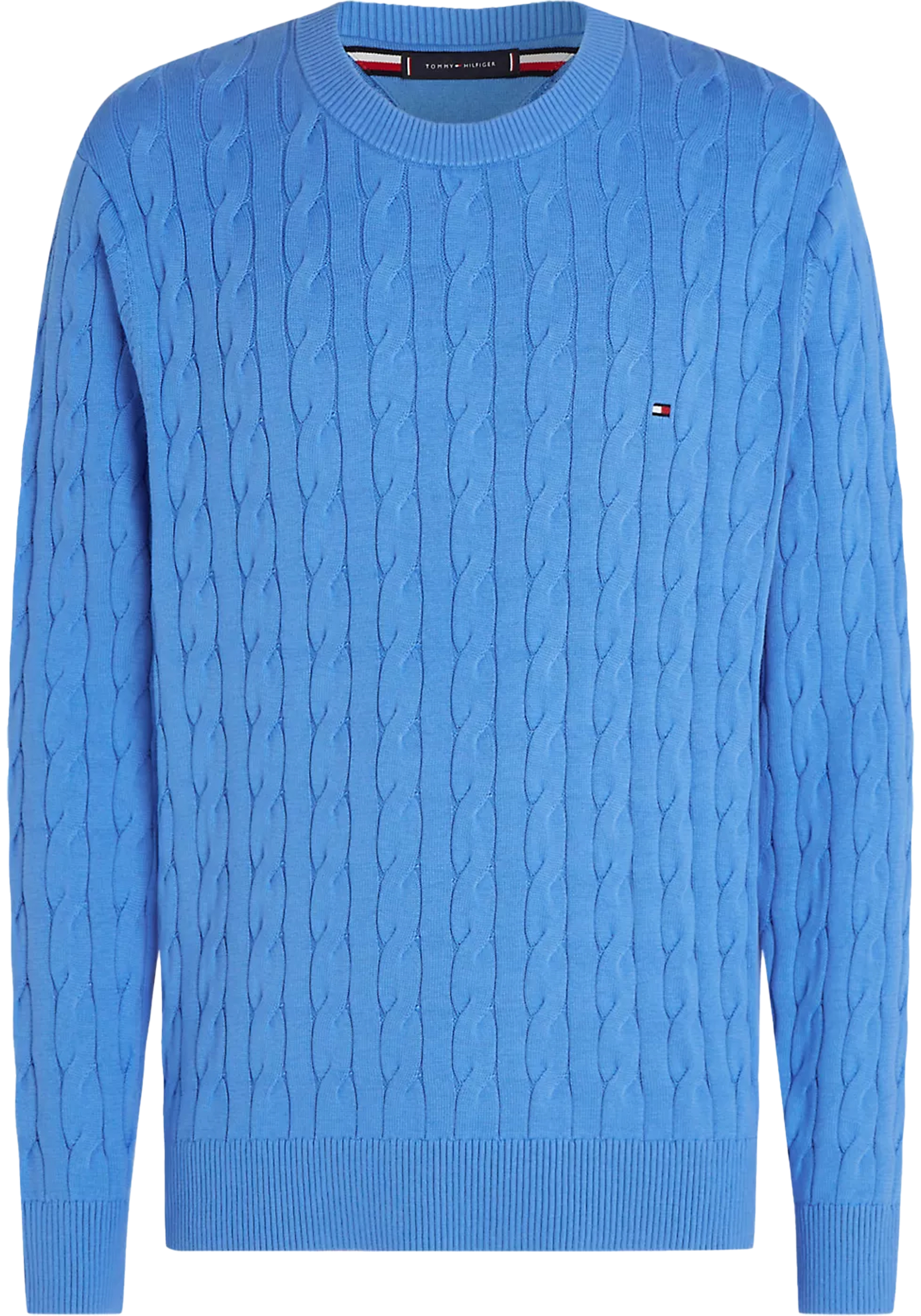 Tommy Hilfiger heren pullover katoen, blauw