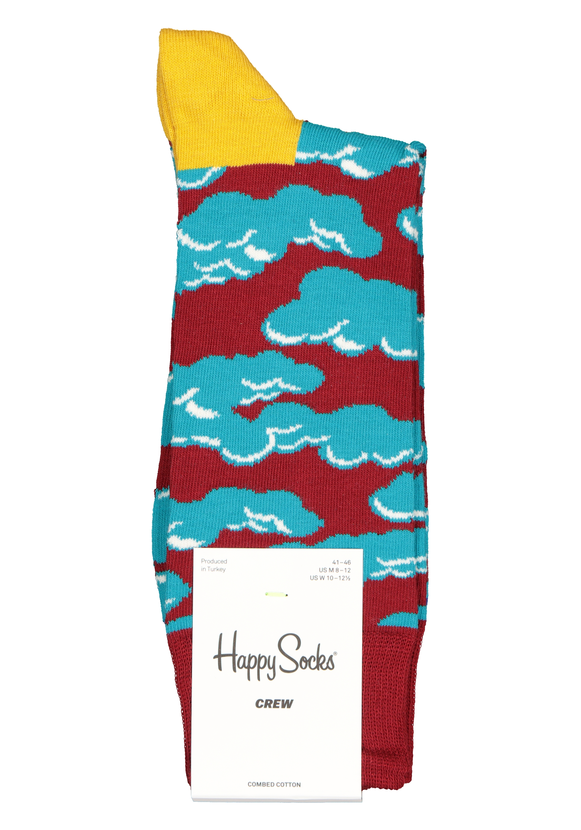 Happy Socks Under The Clouds Sock, avondrood met wolken