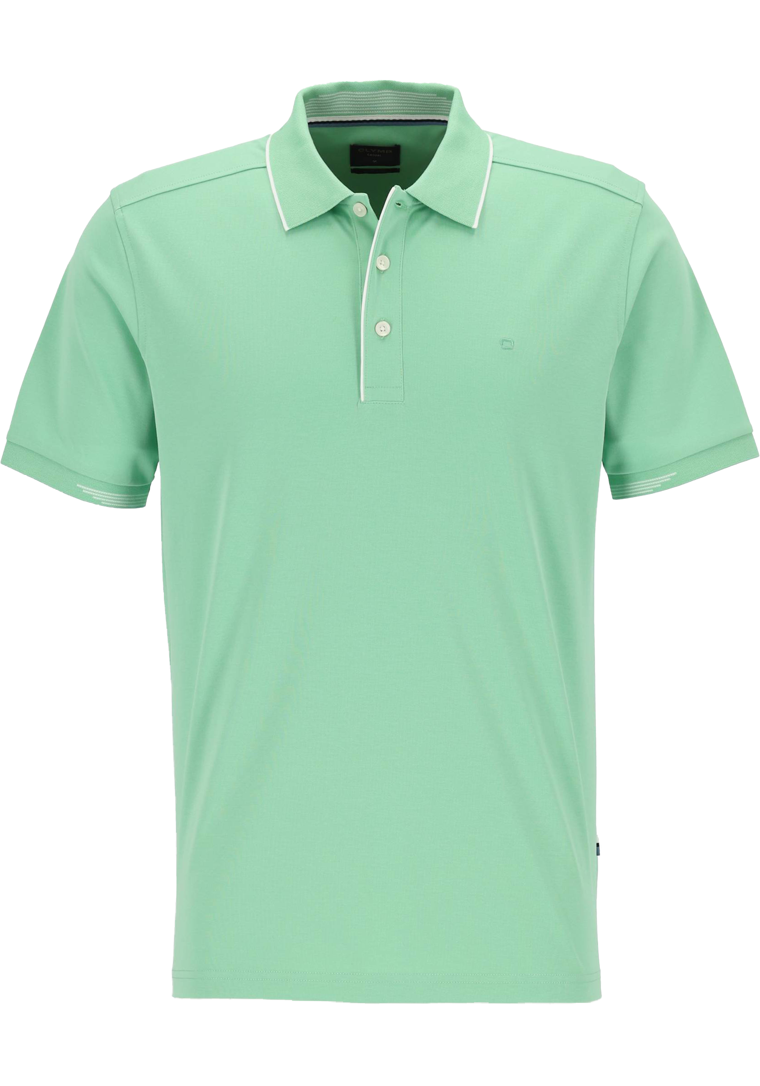 OLYMP Polo Casual, modern fit polo, mint groen