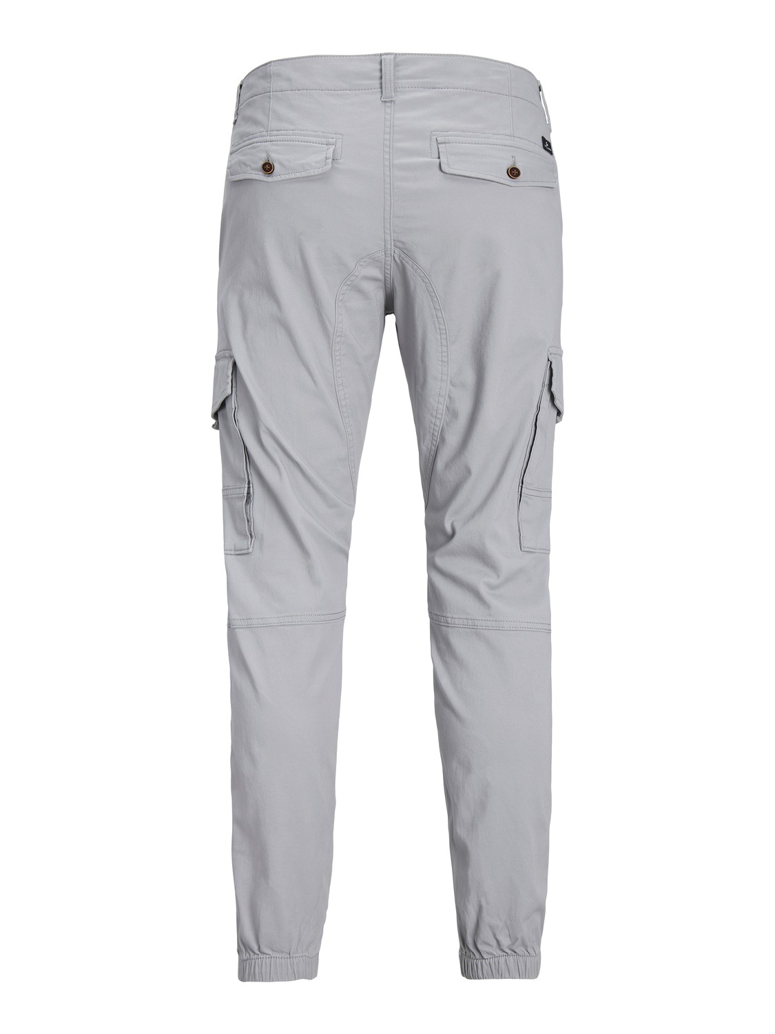 JACK & JONES Paul Lake Cargo loose fit, heren cargo broek, grijs