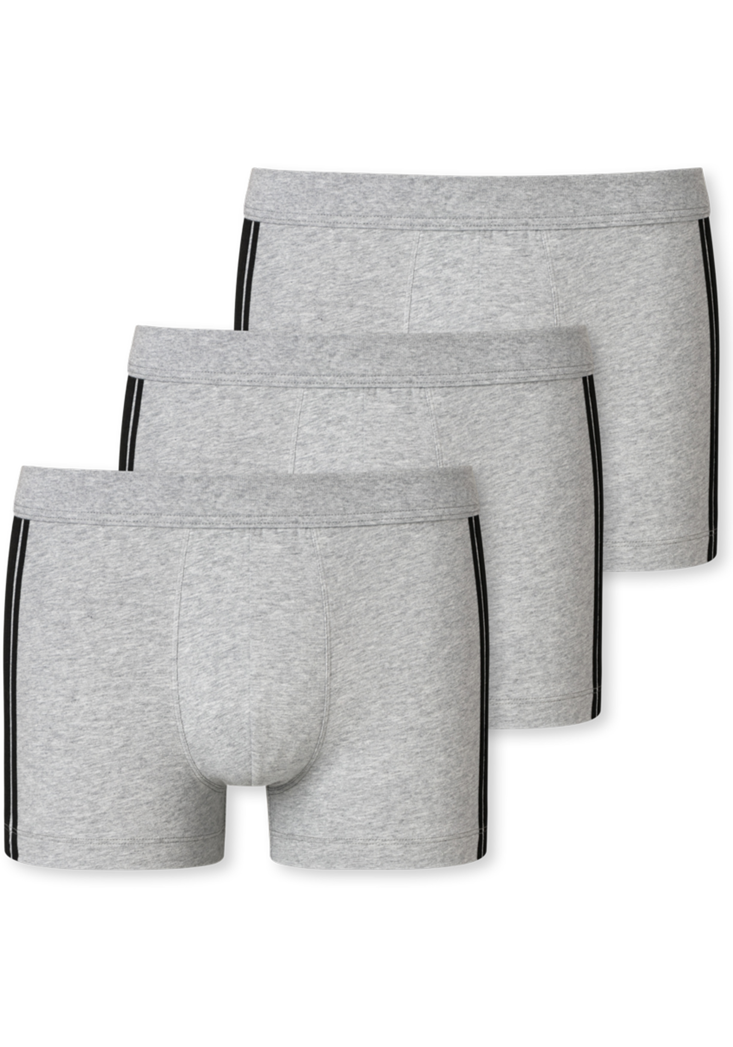 SCHIESSER 95/5 Stretch shorts (3-pack), grijs