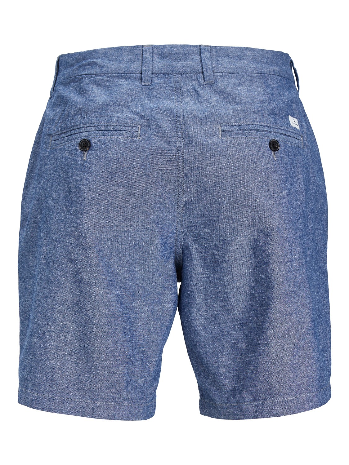 JACK & JONES Ace Summer Linen Blend Short regular fit, heren shorts, licht denim melange